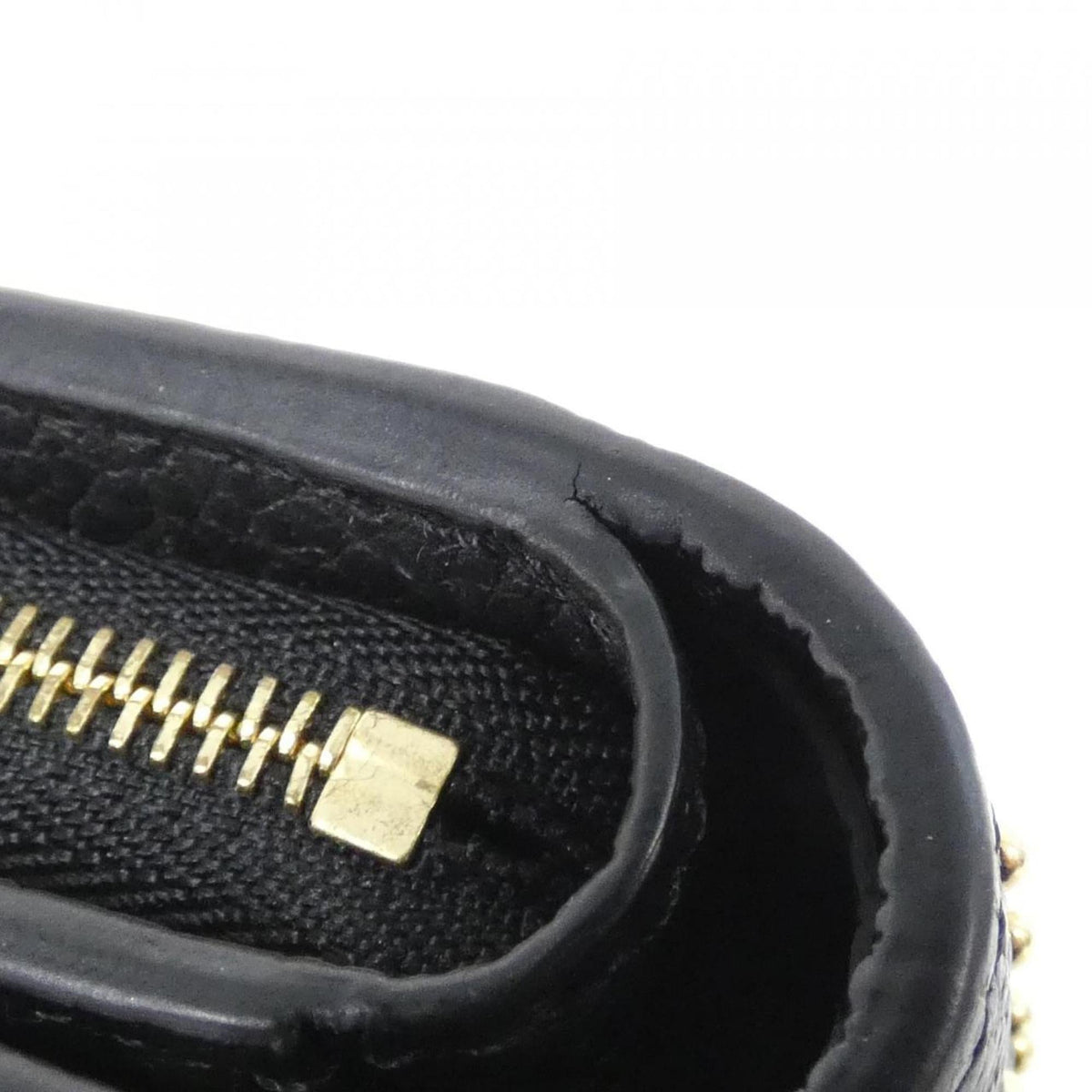 Louis Vuitton Black Leather Wallet (Bi-Fold) (Pre-Owned)