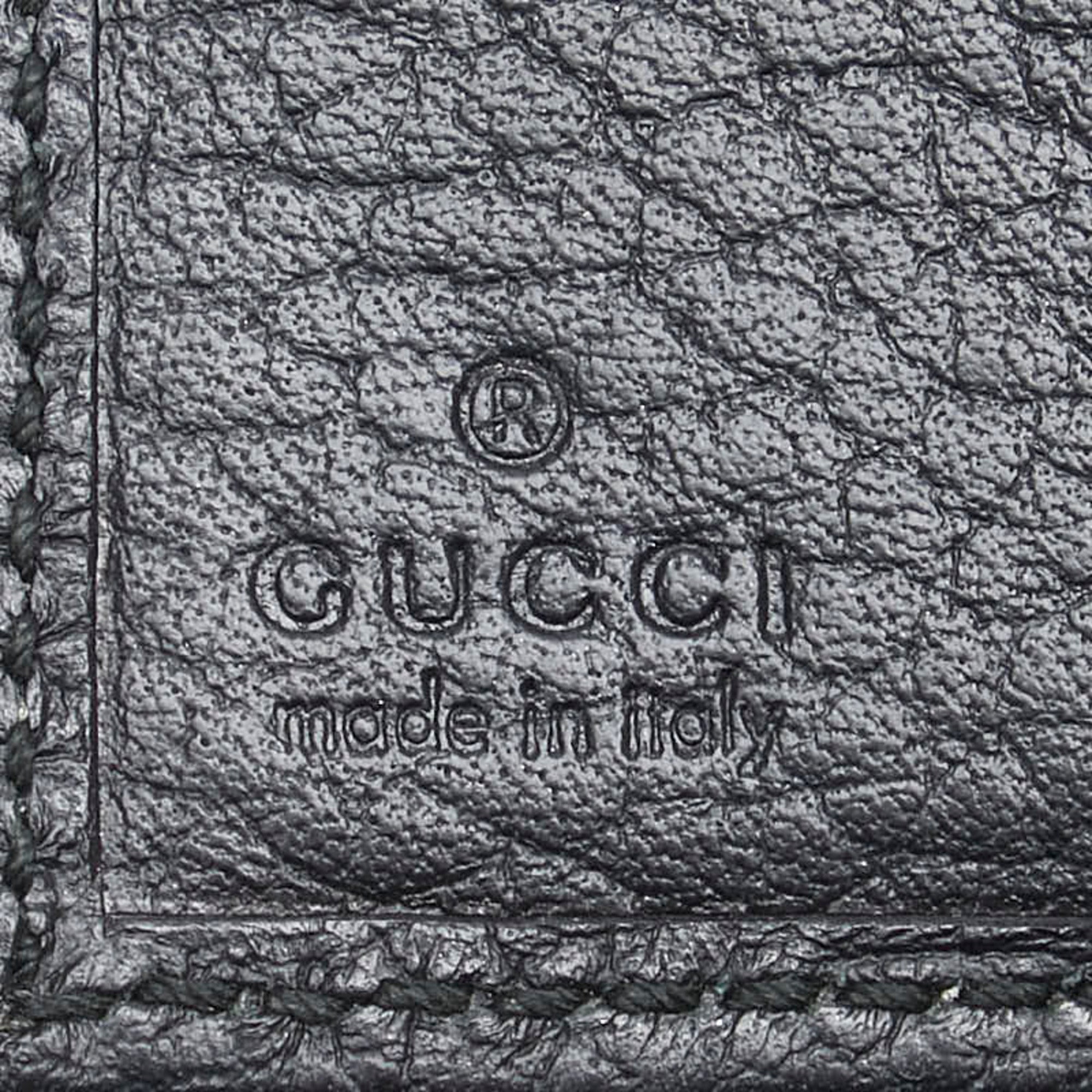 Gucci Black Leather Wallet (Tri-Fold) (Pre-Owned)