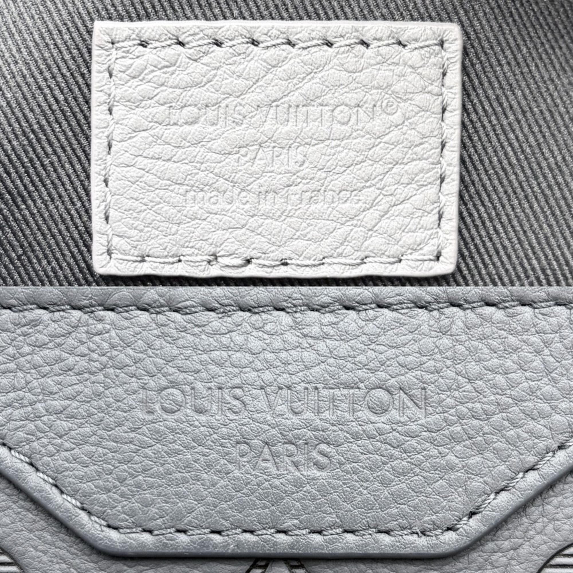 Louis Vuitton Monogram Shadow Gray Monogram Shadow Shoulder Bag (Pre-Owned)