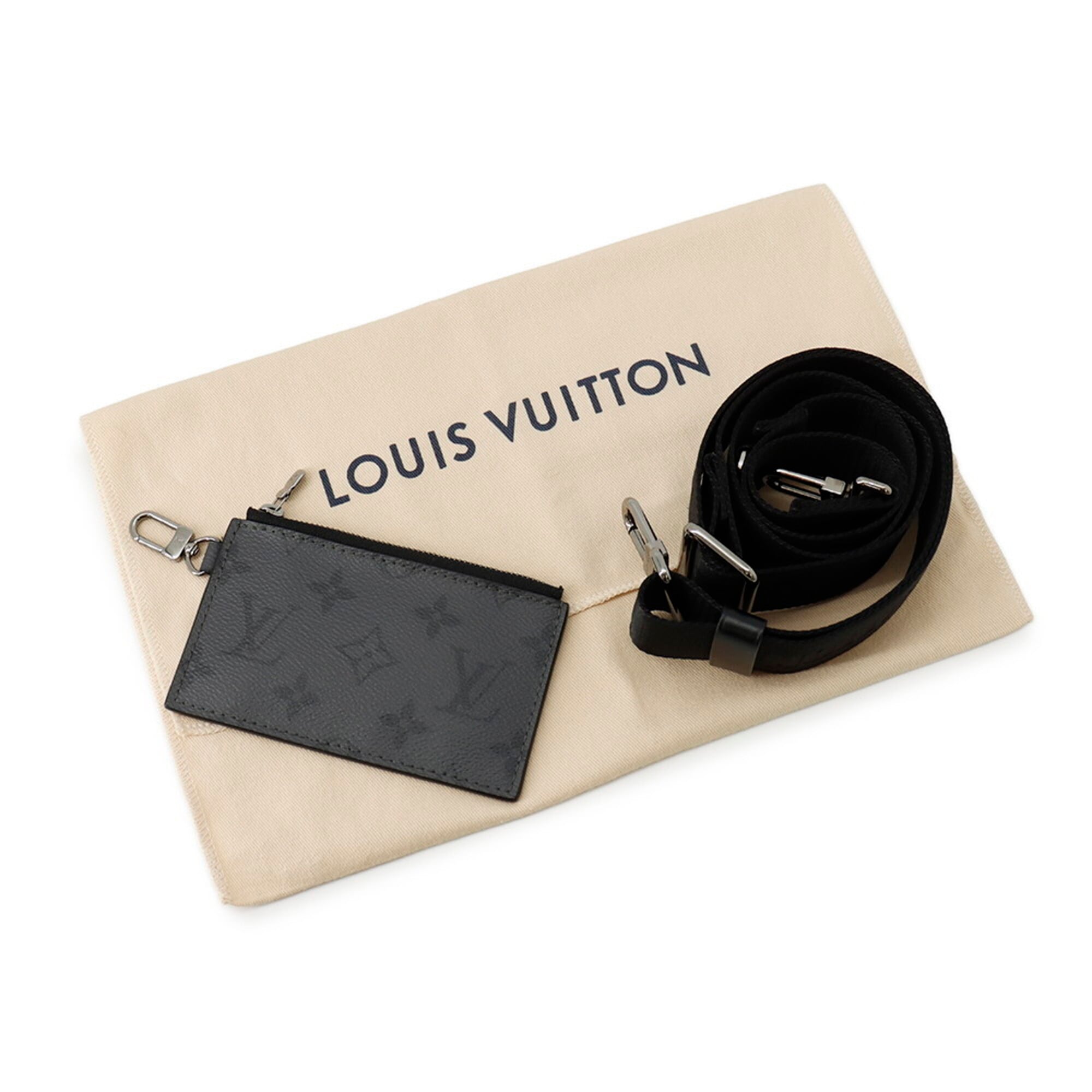 Louis Vuitton Monogram Eclipse Black Noir Monogram Eclipse Shoulder Bag (Pre-Owned)
