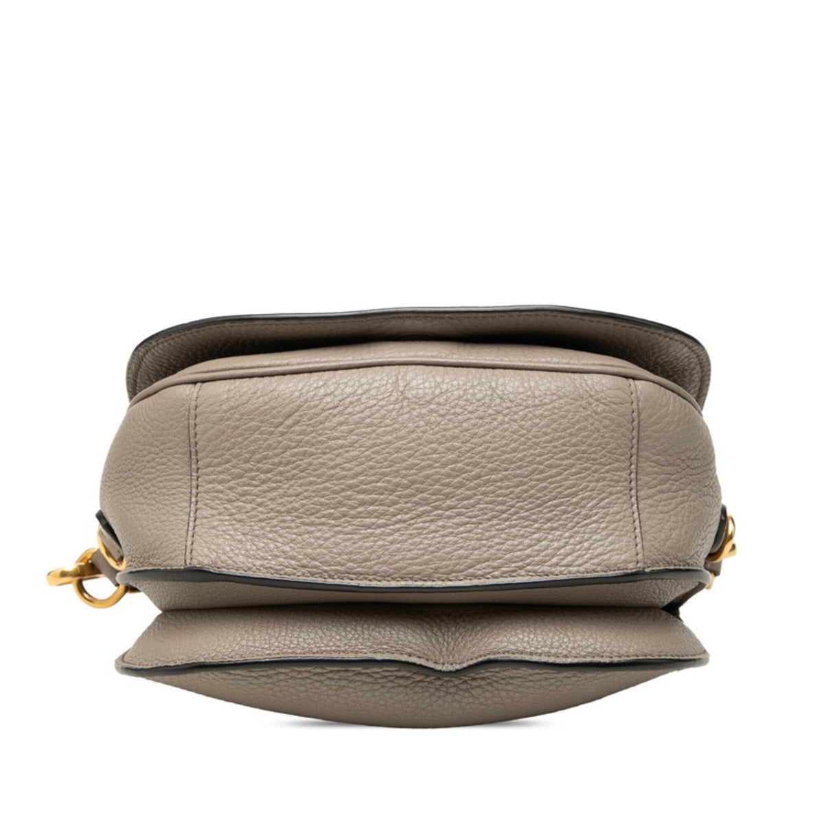 Prada Grayish Leather Shoulder Bag (Pre-Owned)
