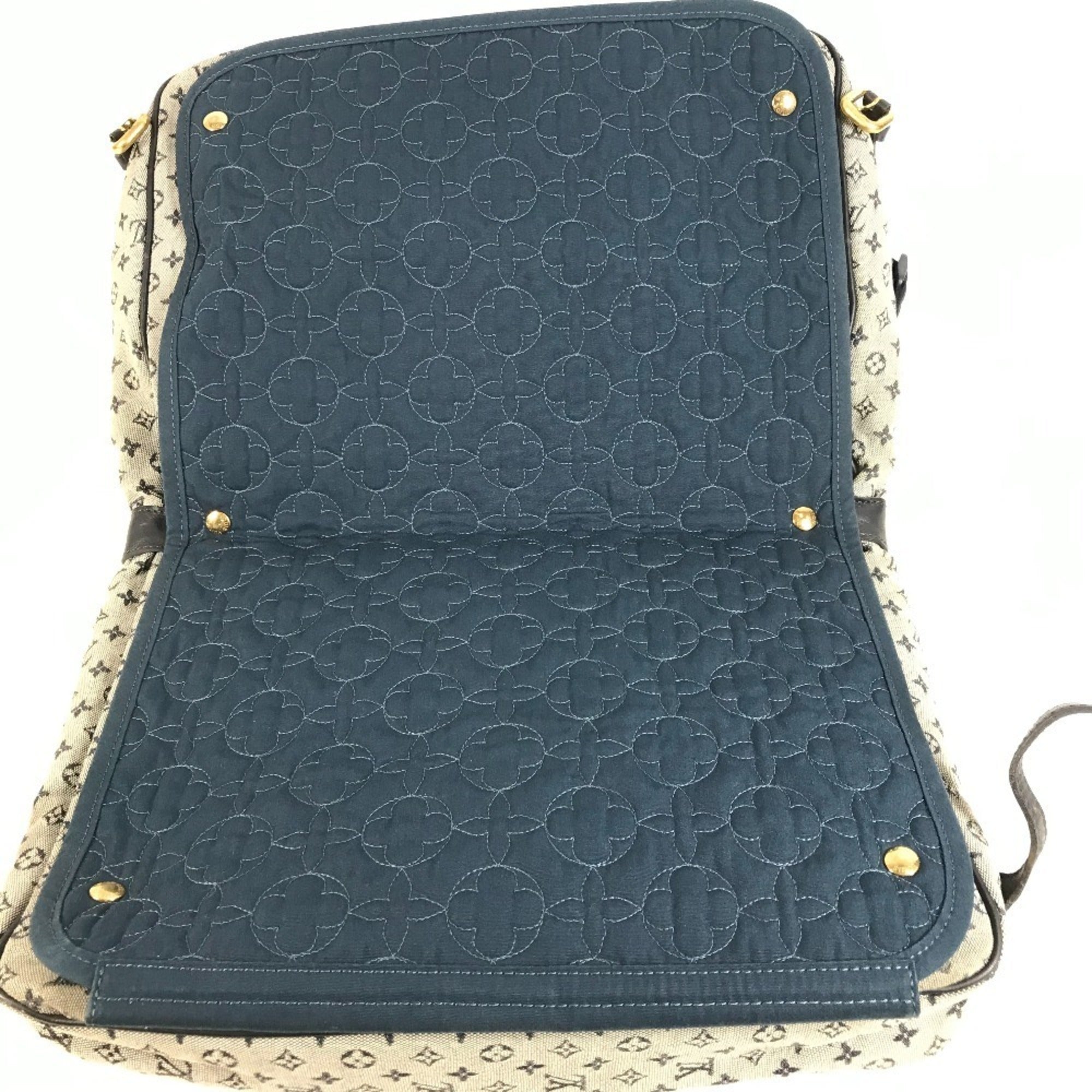Louis Vuitton Navy Monogram Mini Messenger Bag Shoulder Bag (Pre-Owned)