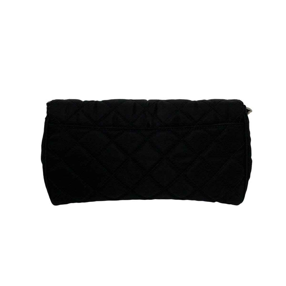 Prada Black Nylon Pochette Shoulder Bag (Pre-Owned)
