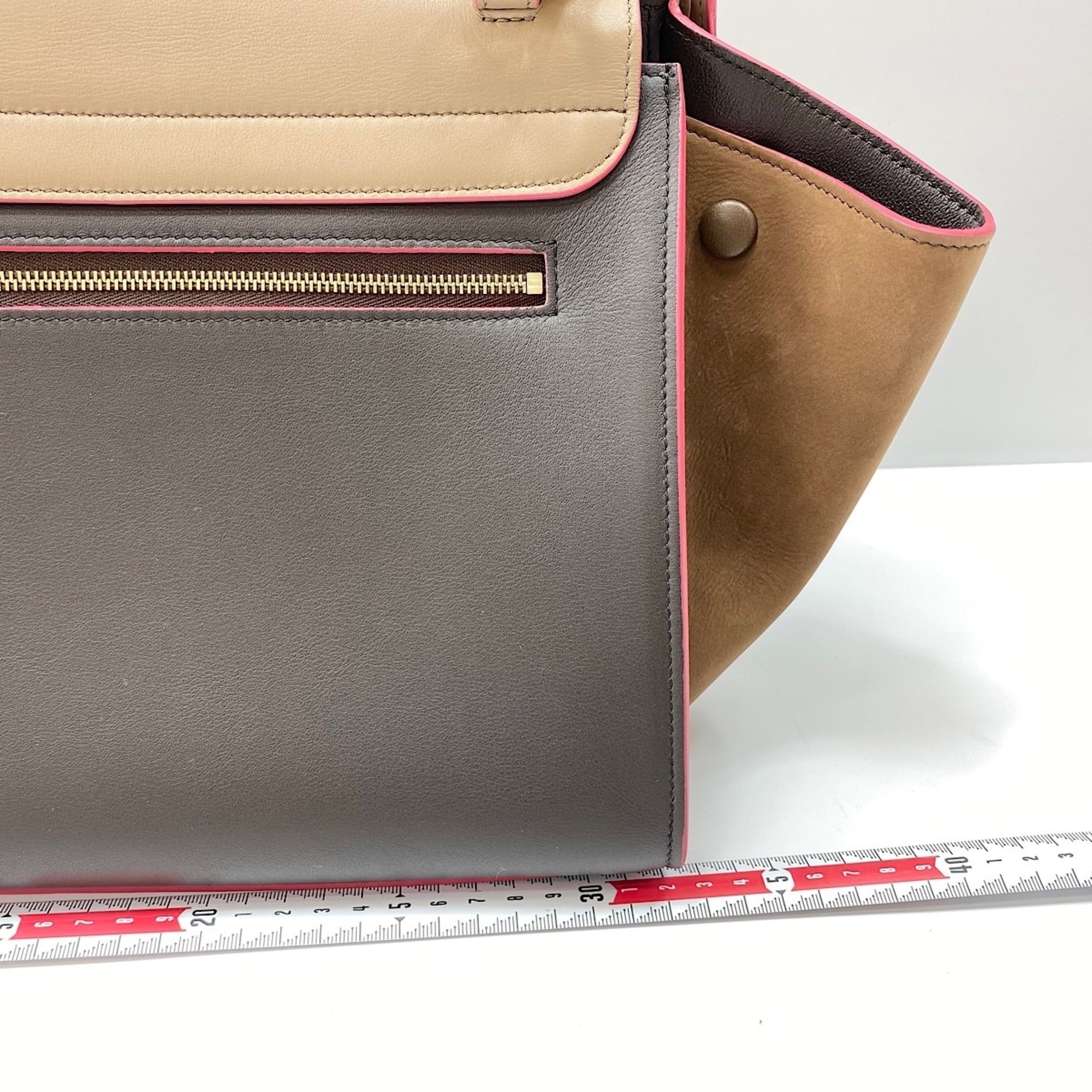 Celine Trapeze Brown Handbag (Pre-Owned)