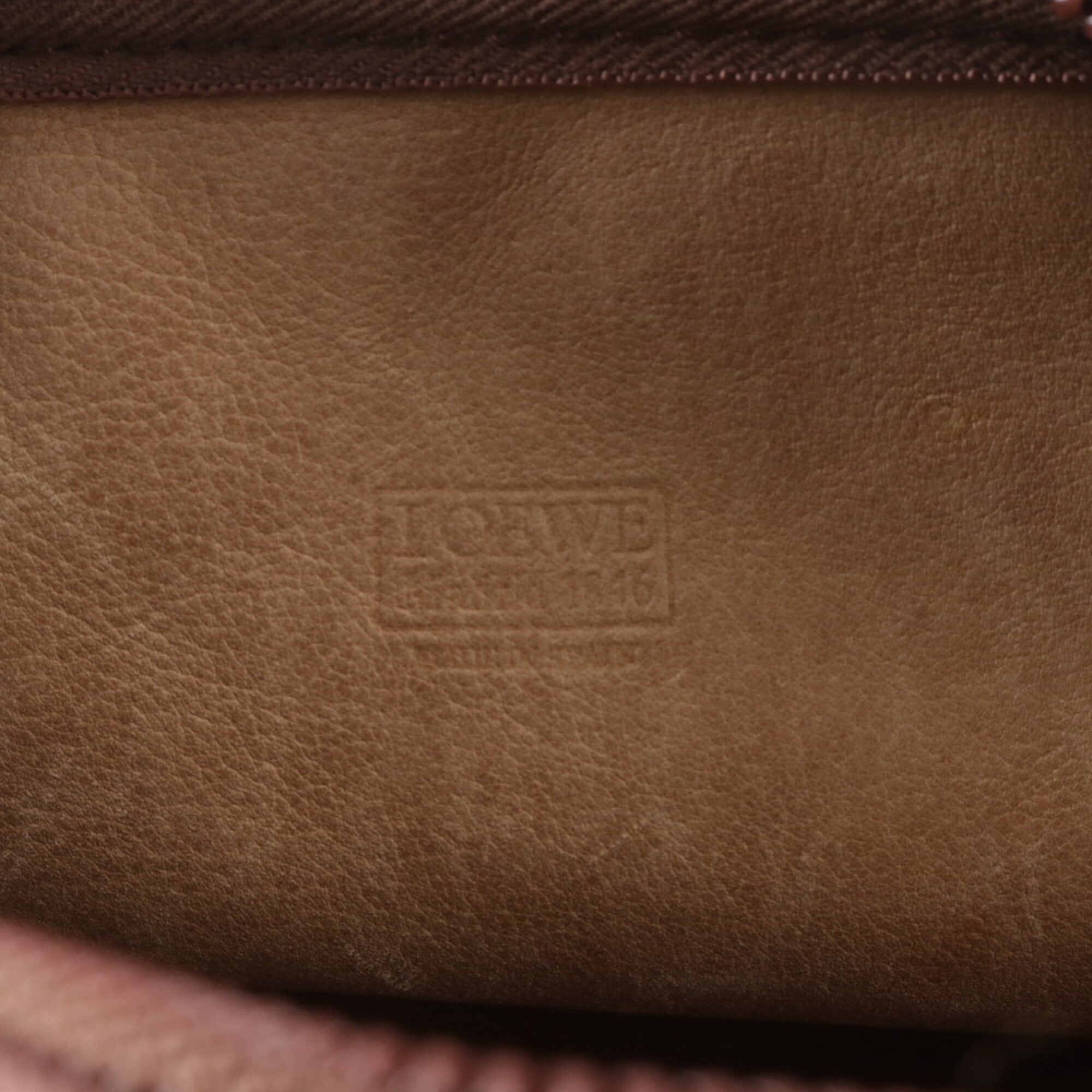 Loewe Beige Leather Shoulder Bag Tote Bag (Pre-Owned)