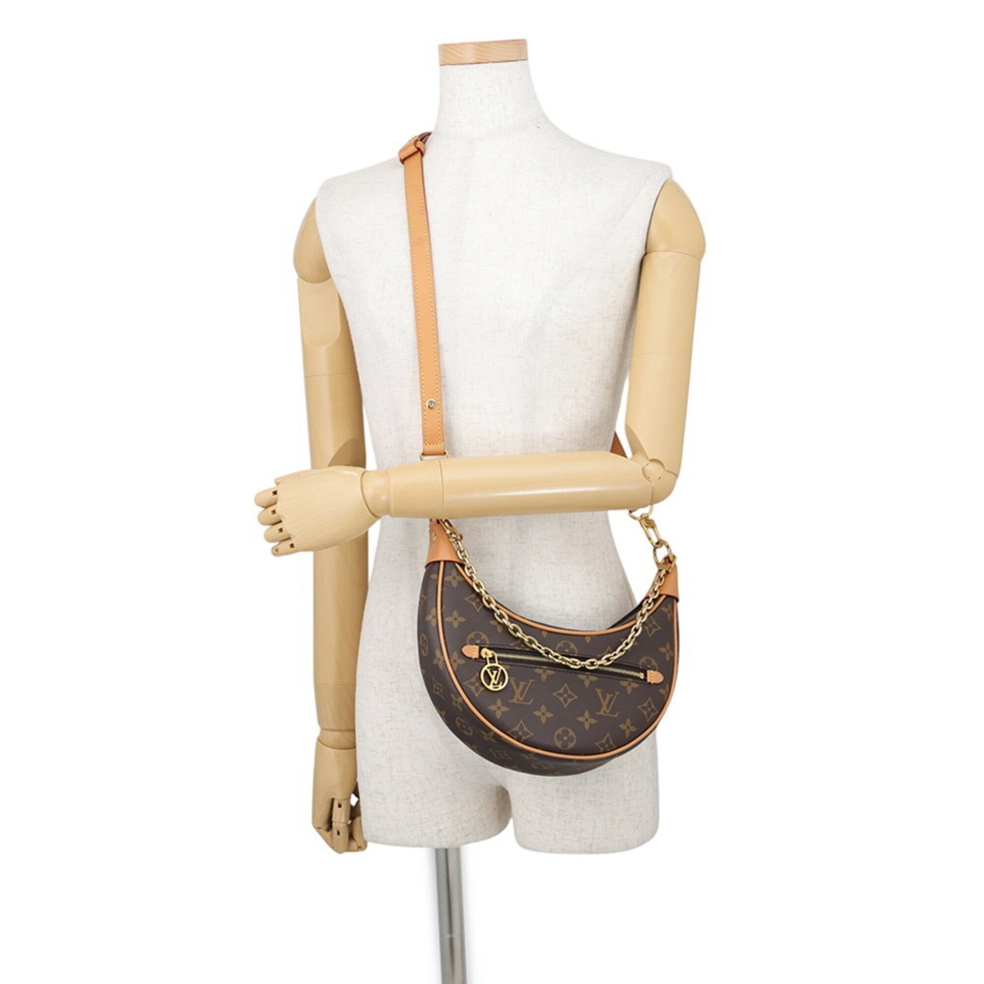 Louis Vuitton Monogram Beige Monogram Handbag Shoulder Bag (Pre-Owned)