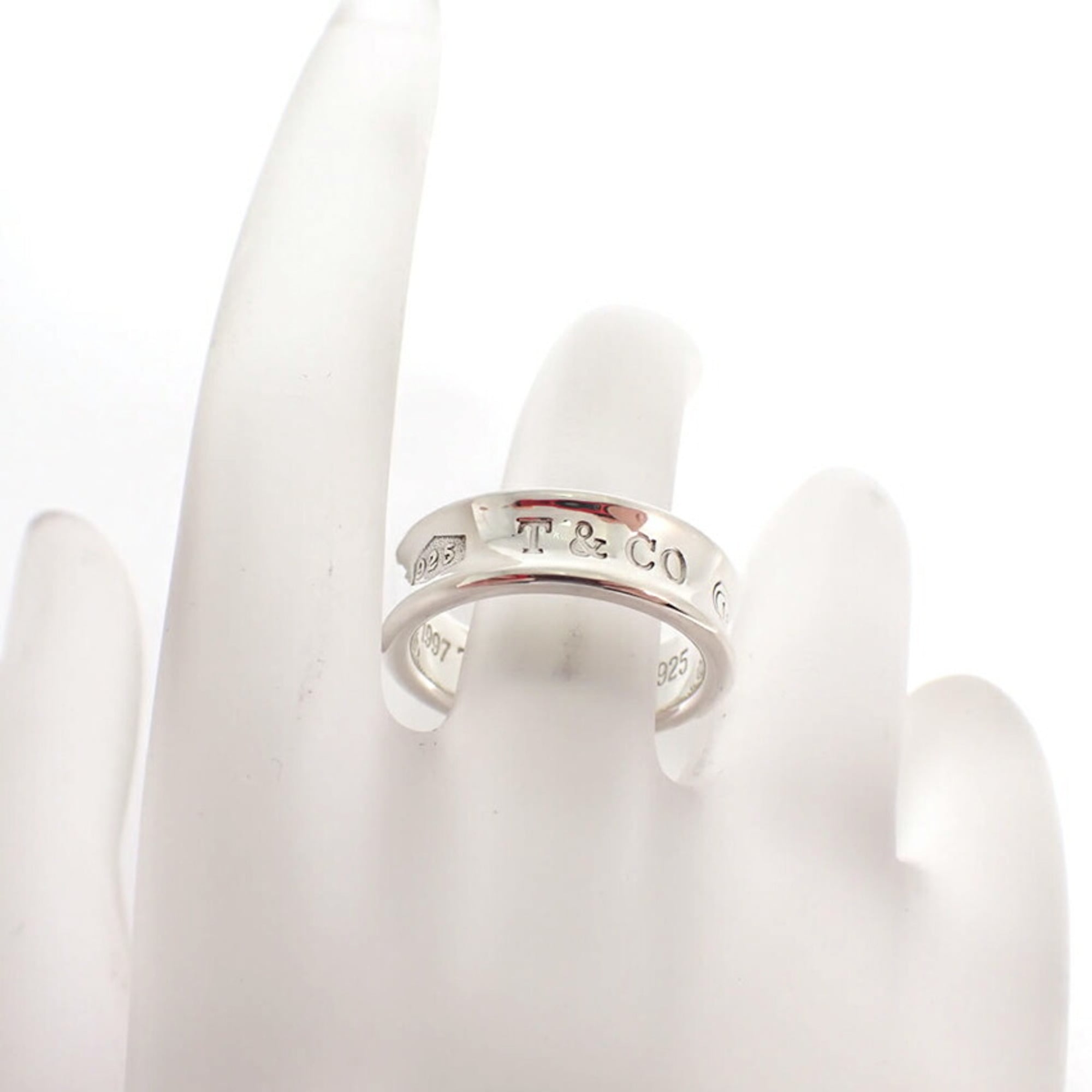 Tiffany Sterling Silver 925 Band Ring (Pre-Owned)