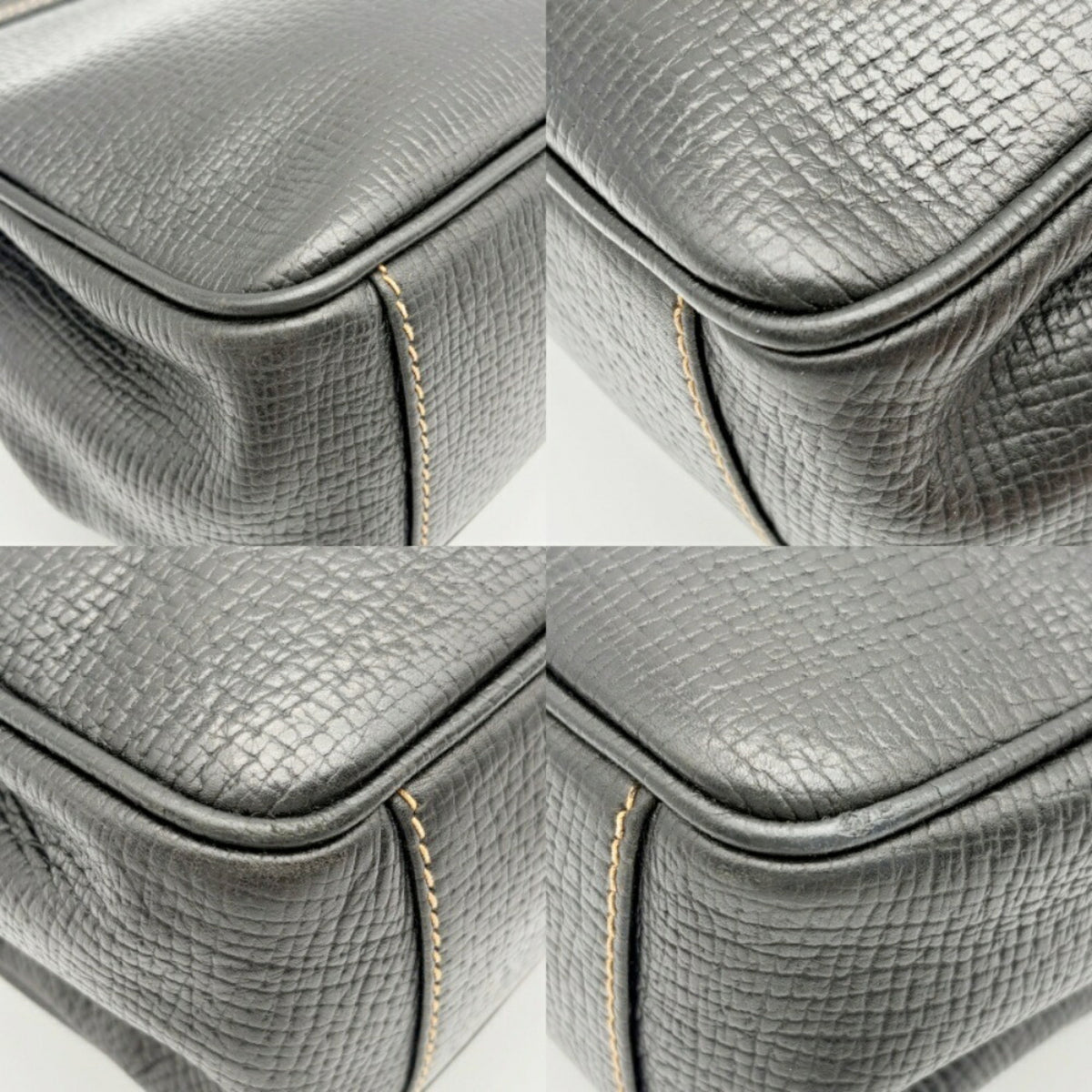 Loewe Black Leather Shoulder Bag (Pre-Owned)