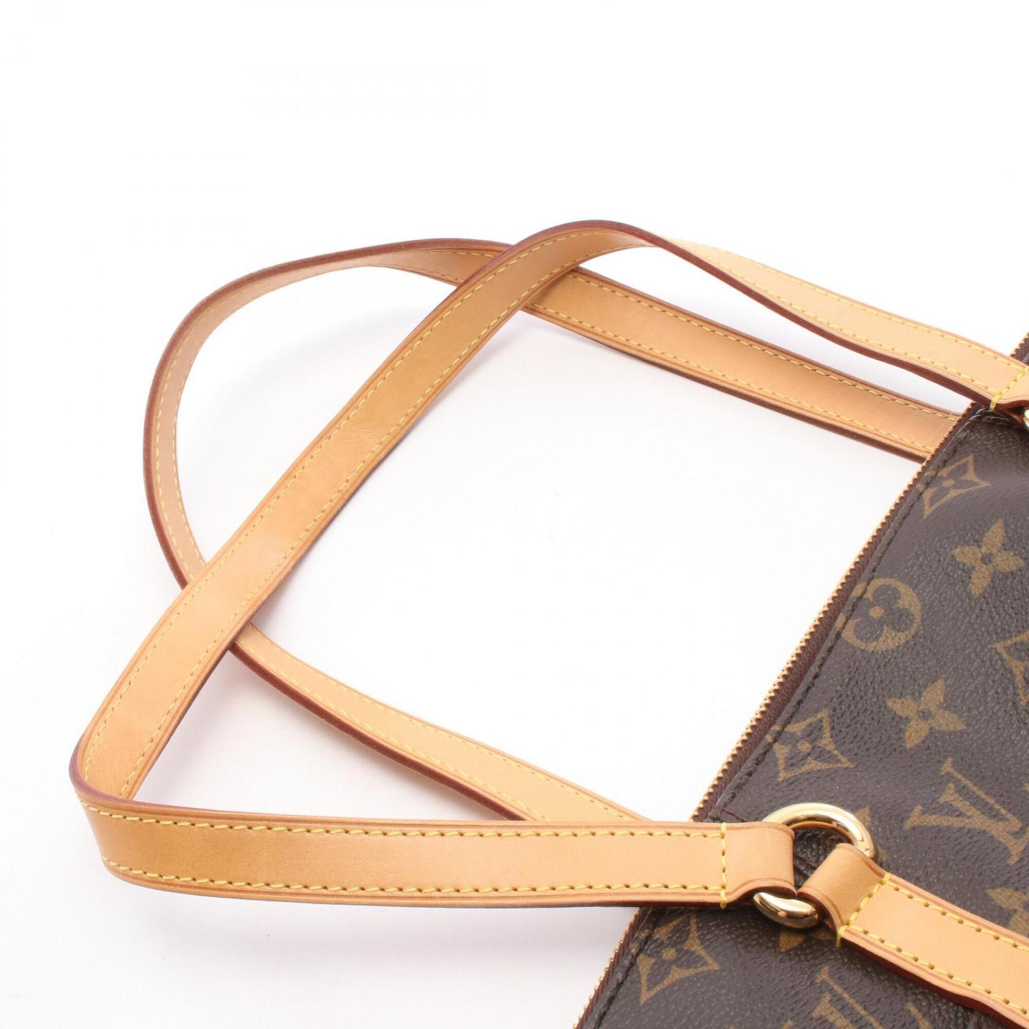 Louis Vuitton Brown Monogram Handbag Tote Bag (Pre-Owned)