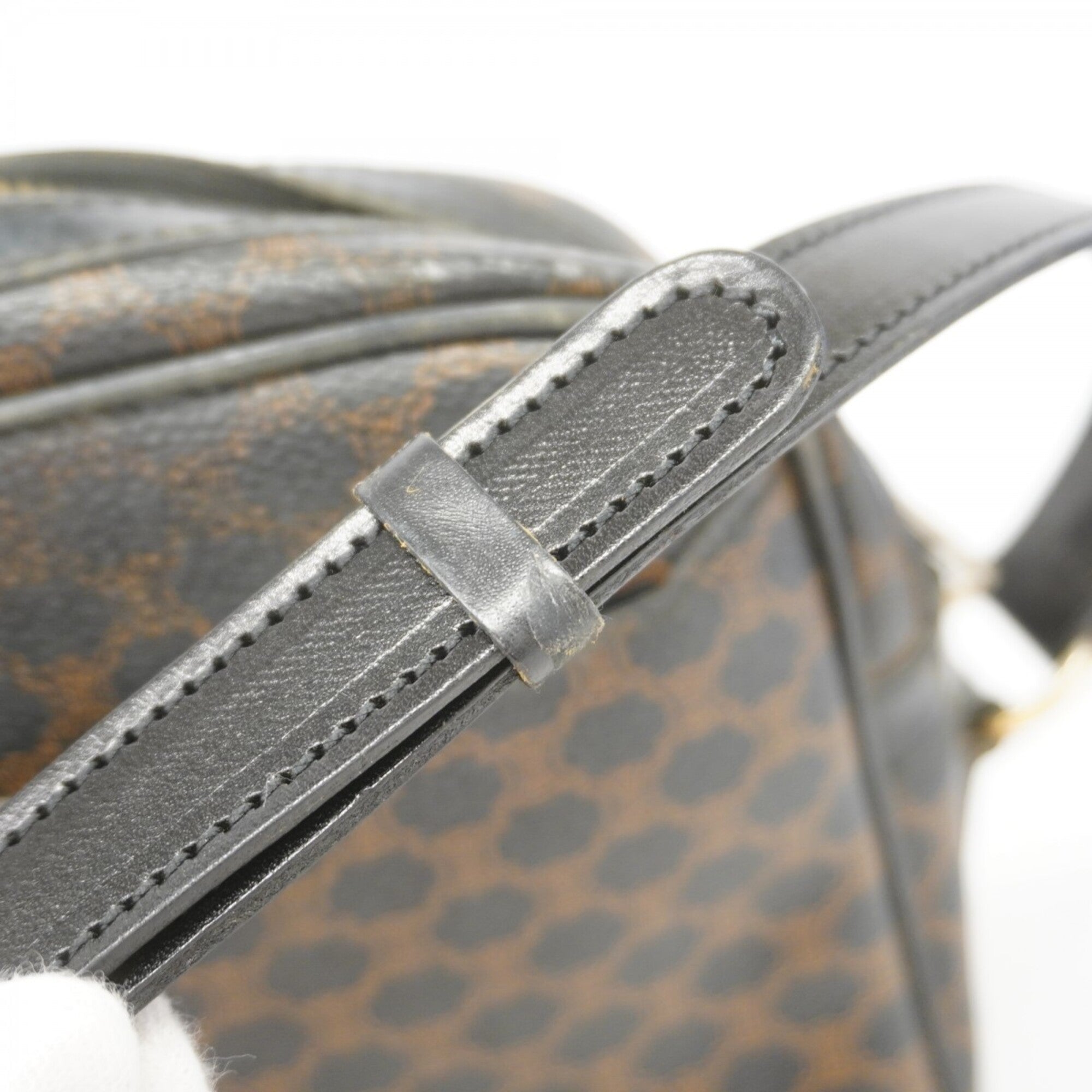 Celine Black Brown Pvc Shoulder Bag (Pre-Owned)