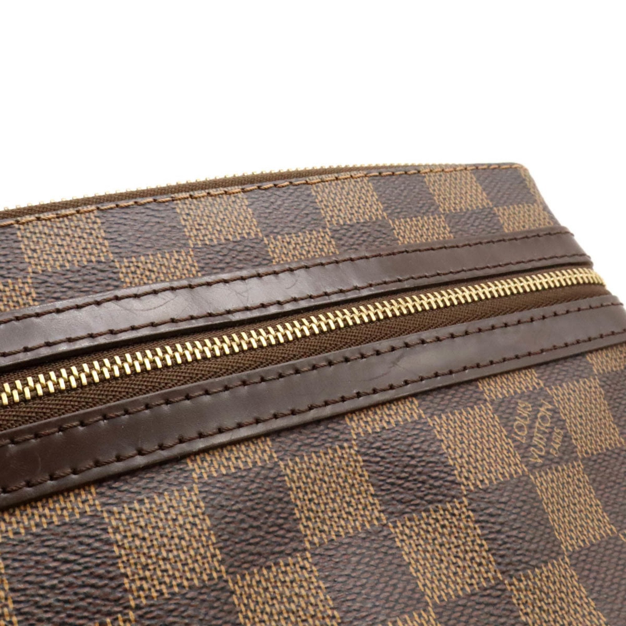 Louis Vuitton Brown Pvc Pochette Shoulder Bag (Pre-Owned)