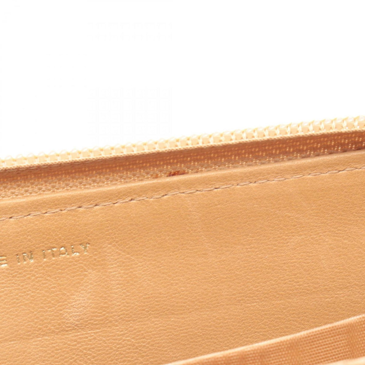 Chanel Brown Leather Long Wallet (Bi-Fold) (Pre-Owned)