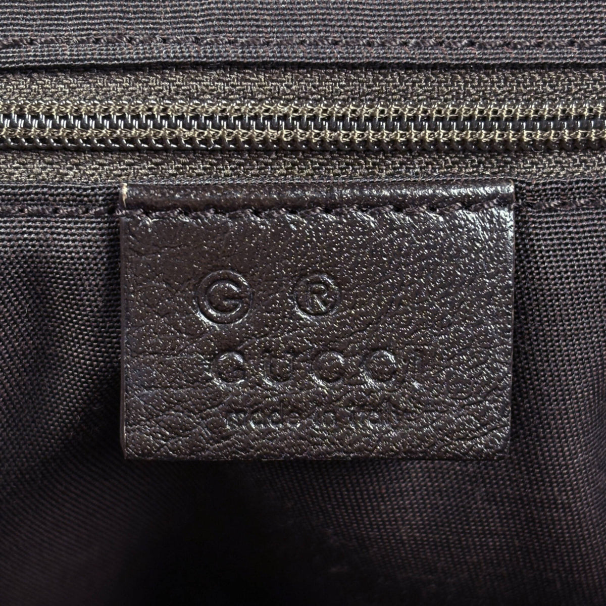 Gucci Brown Leather Shoulder Bag (Pre-Owned)