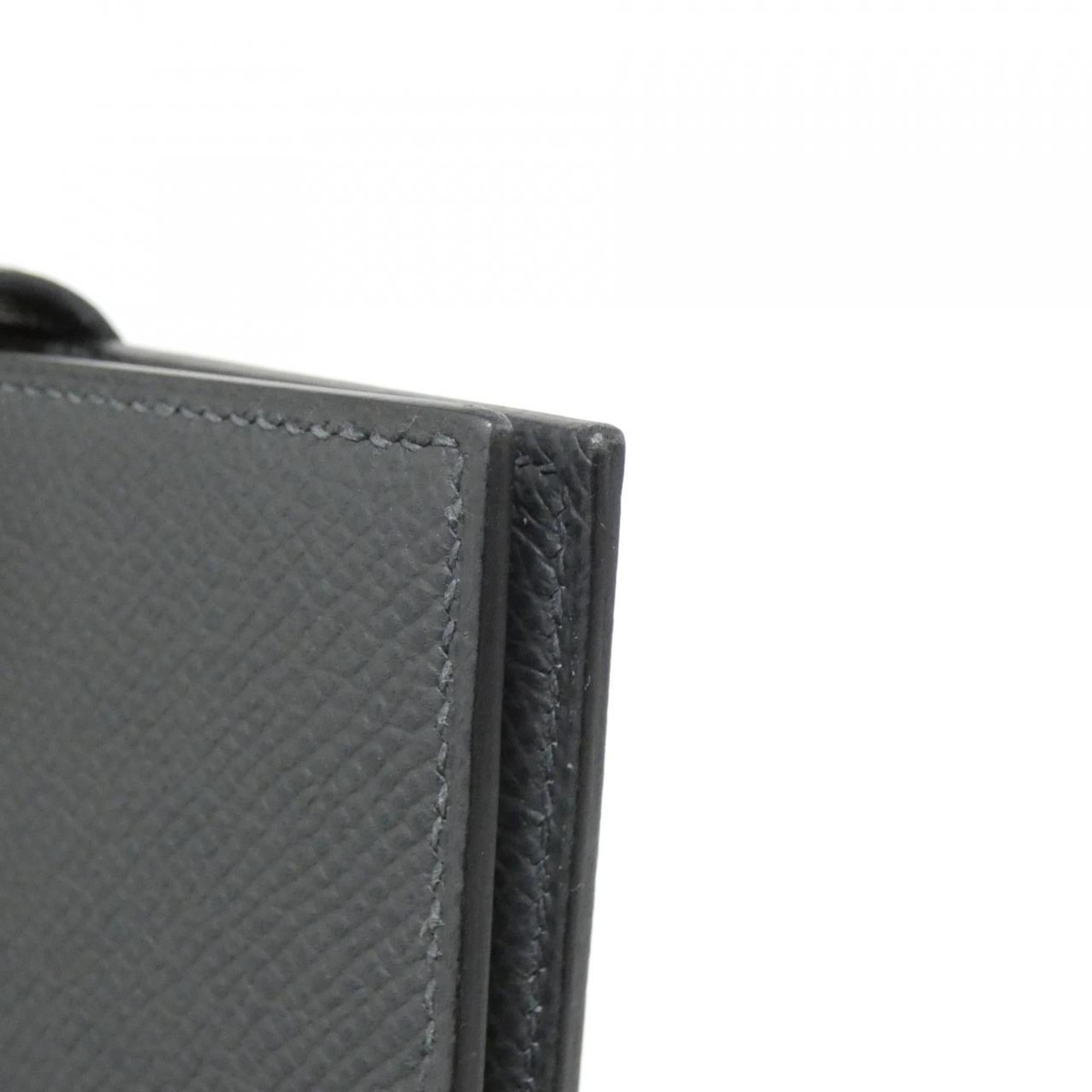 Hermes Vert Epsom Leather Middle Wallet (Tri-Fold) (Pre-Owned)