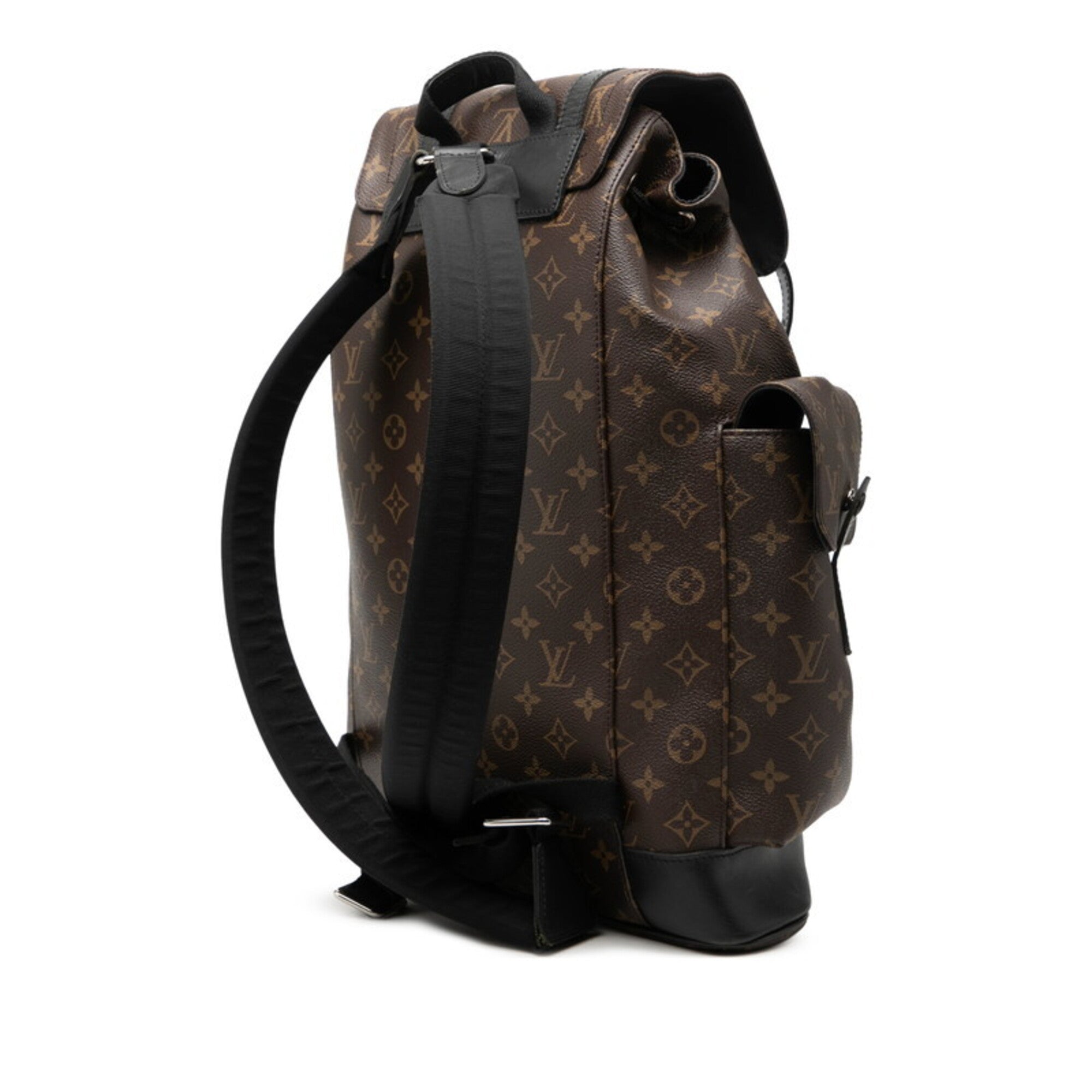 Louis Vuitton Black Brown Noir Pvc Leather Backpack (Pre-Owned)
