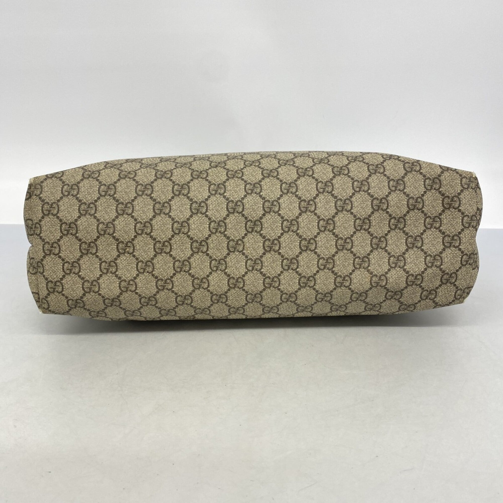 Gucci Beige Brown Pvc Tote Bag (Pre-Owned)