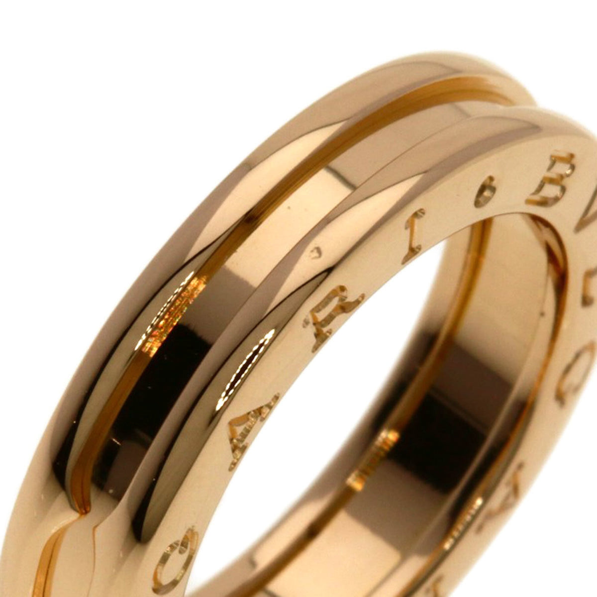 Bvlgari B.Zero1 Pink Gold (18K) Band Ring (Pre-Owned)
