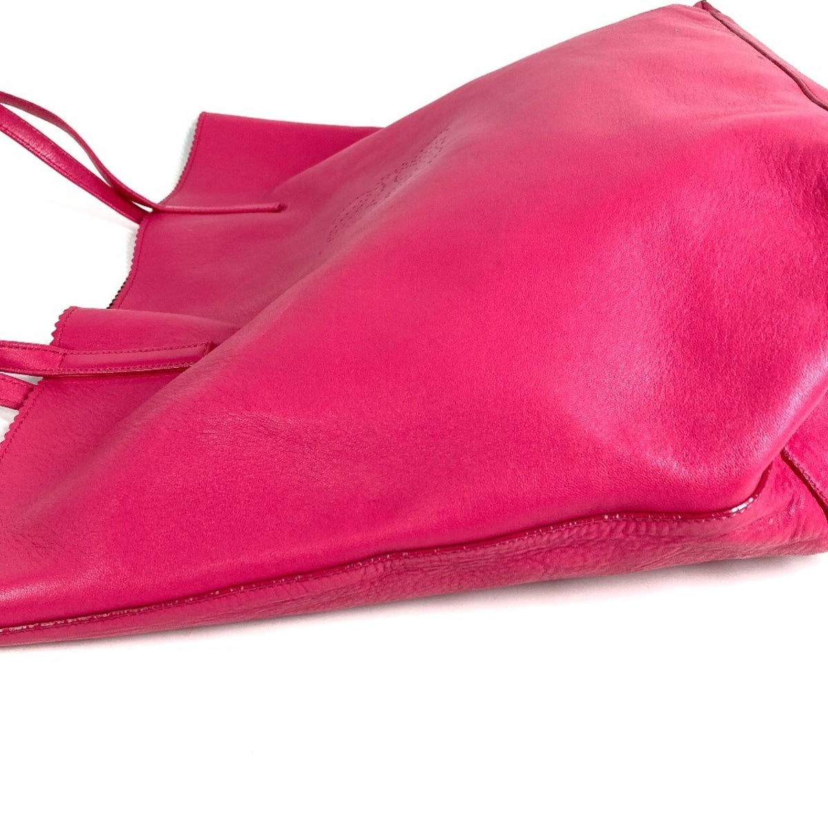 Loewe Pink Leather Shoulder Bag Tote Bag (Pre-Owned)