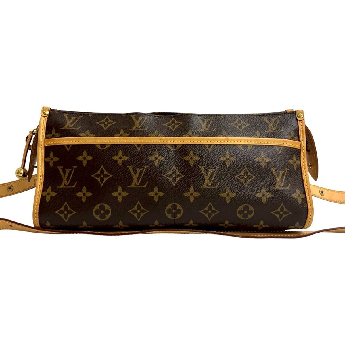 Louis Vuitton Brown Leather Pvc Pochette Shoulder Bag (Pre-Owned)