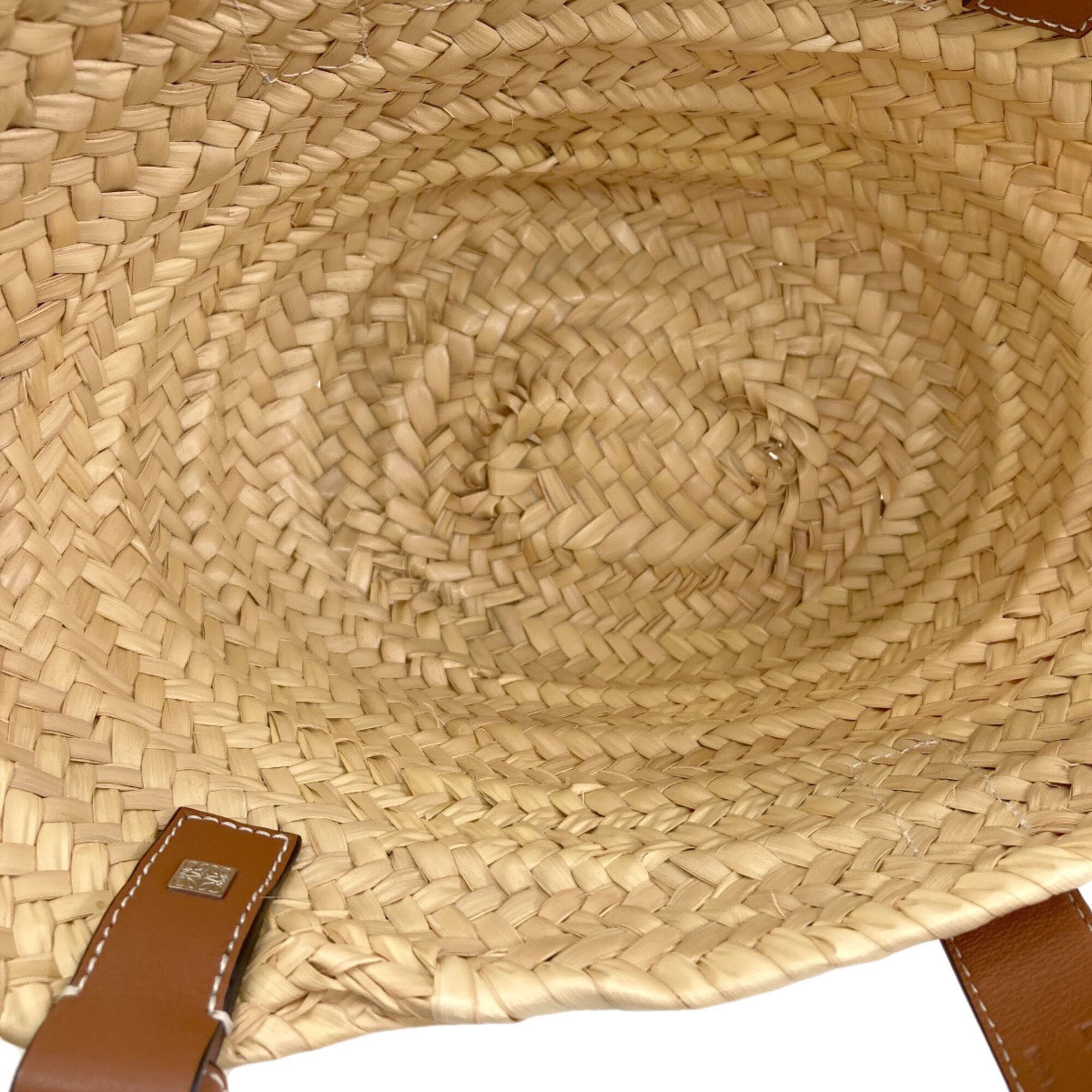 Loewe Brown Leather Basket Tote Bag (Pre-Owned)