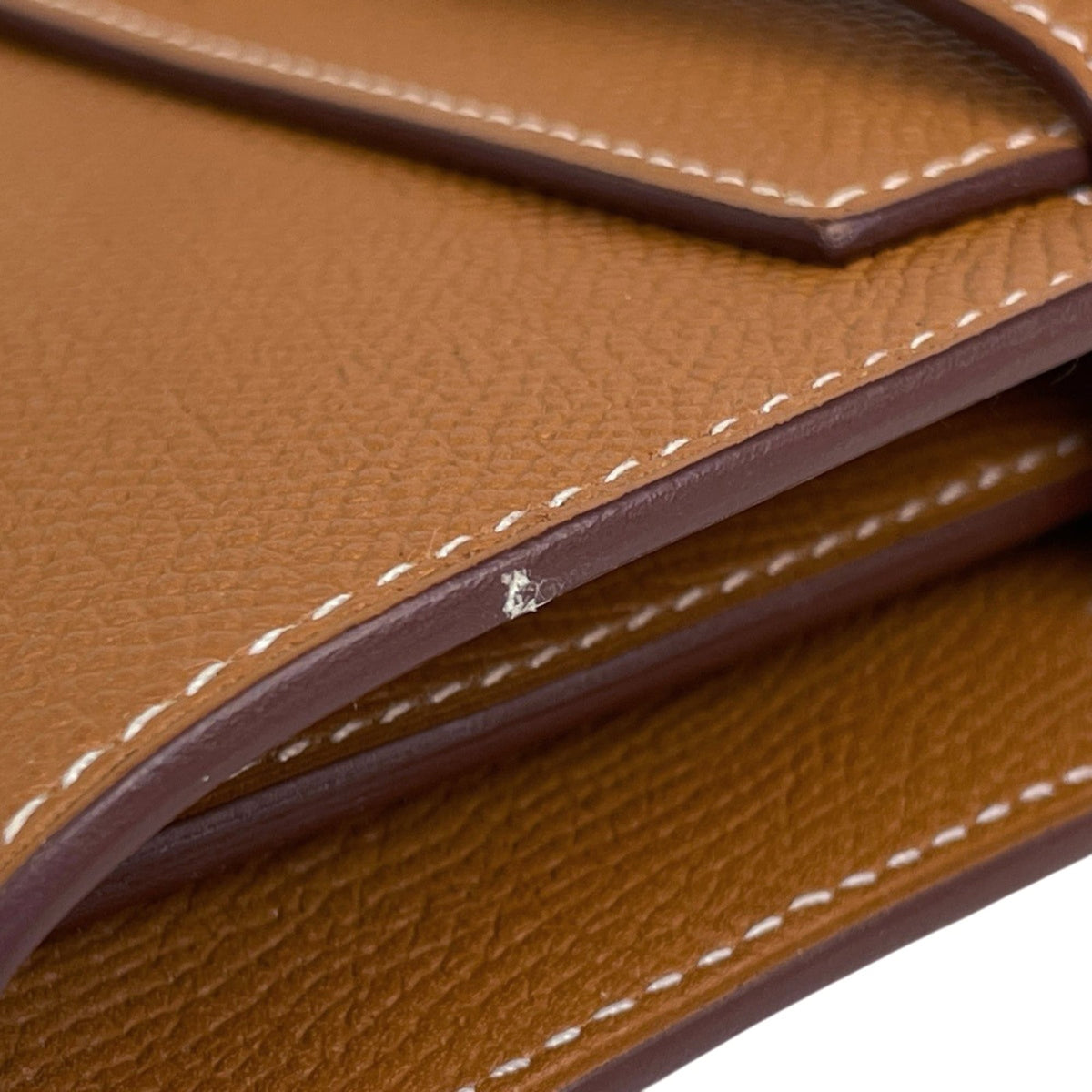Hermes Gold Epsom Leather Leather Shoulder Bag (Pre-Owned)