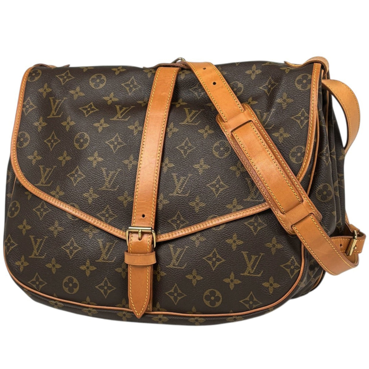 Louis Vuitton Monogram Brown Monogram Shoulder Bag (Pre-Owned)