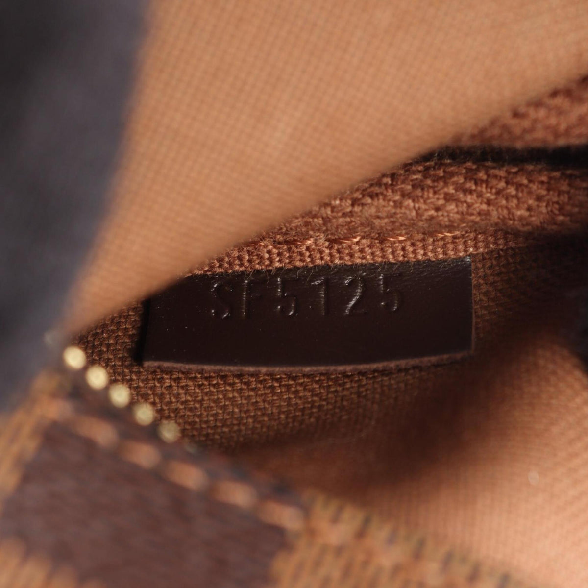 Louis Vuitton Brown Multi-Color Coated Canvas Leather Handbag Pochette (Pre-Owned)