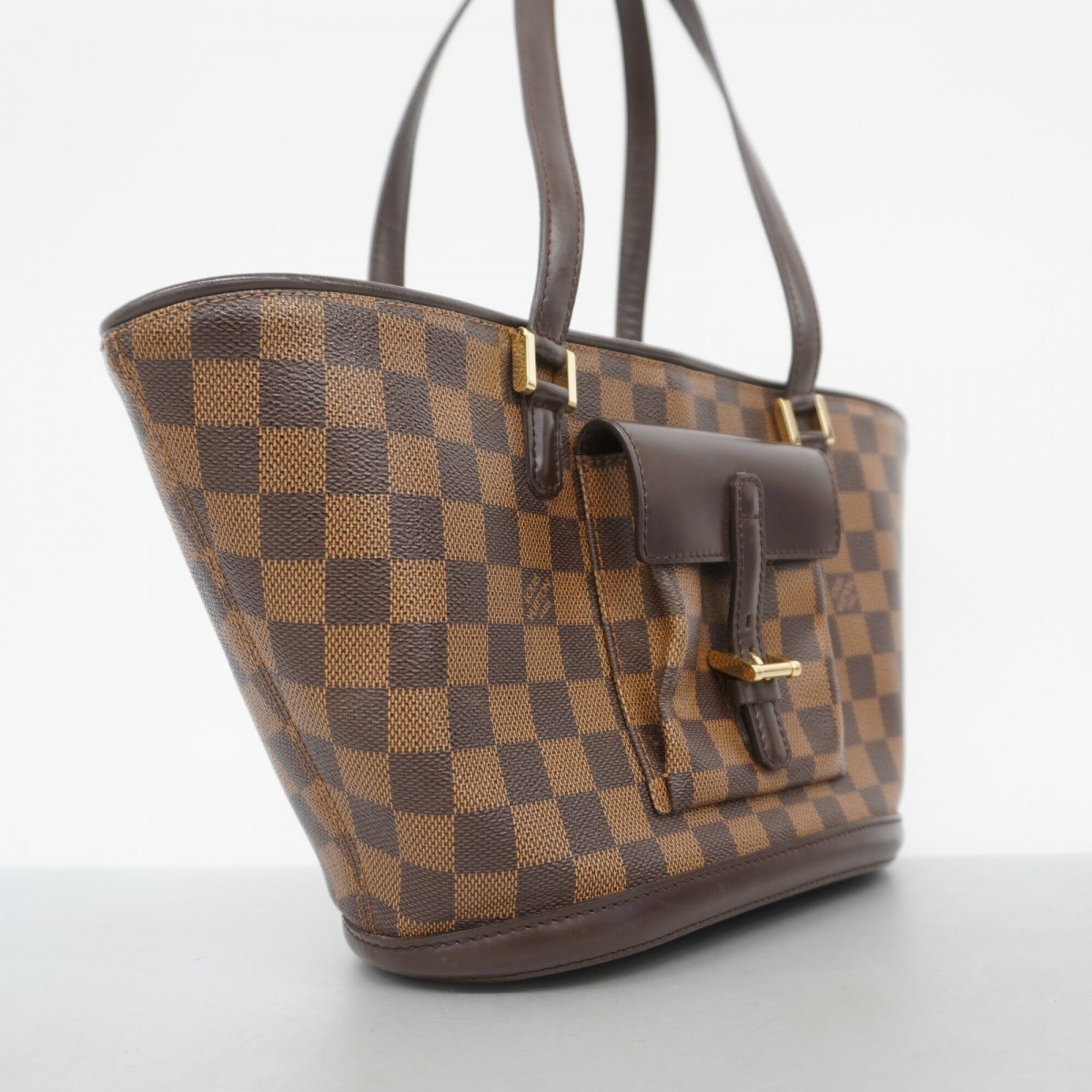 Louis Vuitton Ebene Handbag (Pre-Owned)