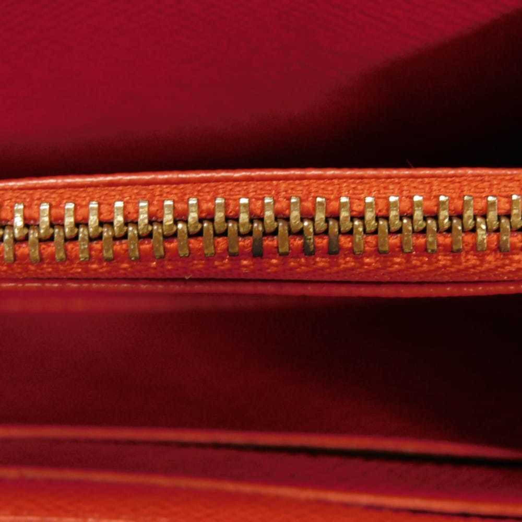 Louis Vuitton Brown Cerise Long Wallet (Bi-Fold) (Pre-Owned)