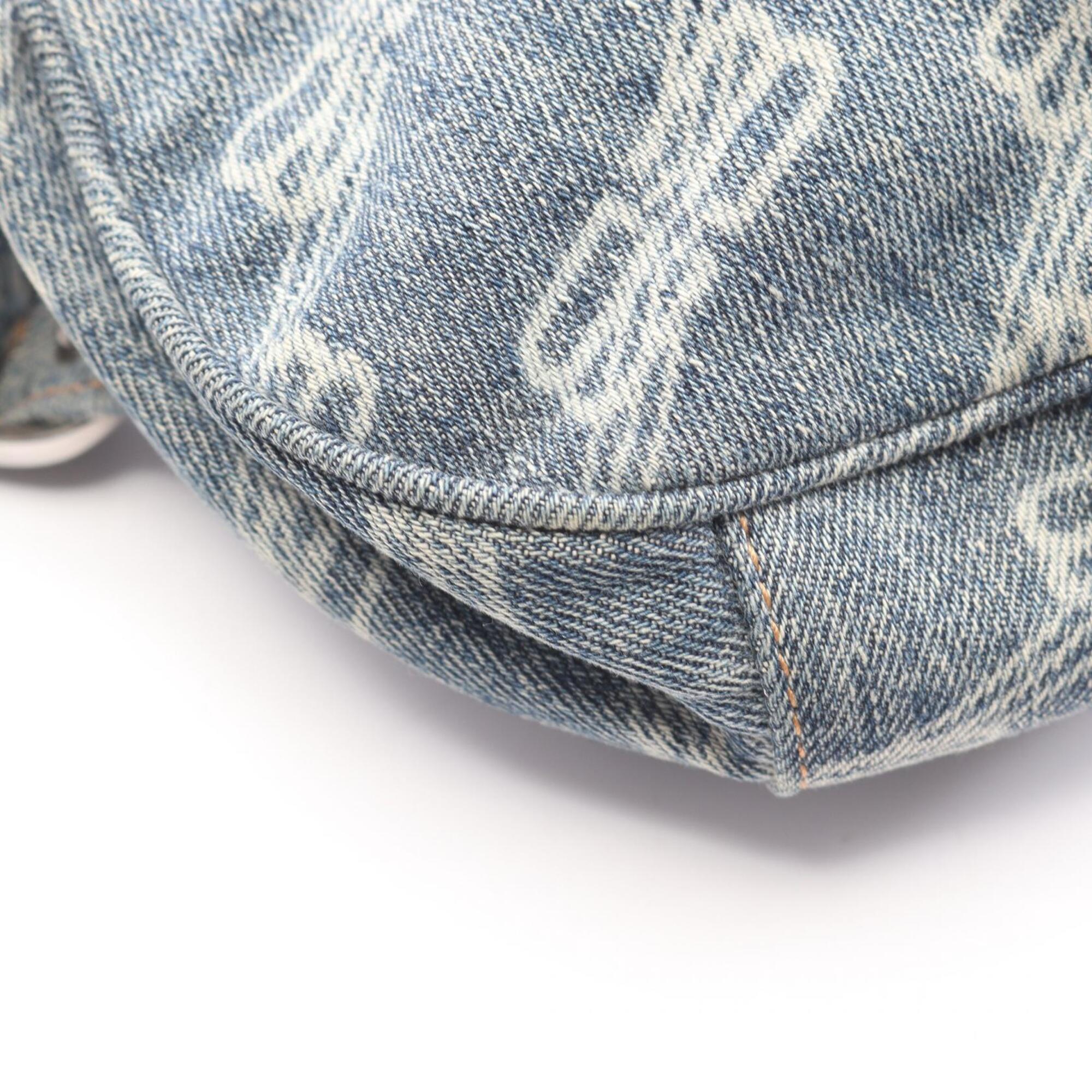 Balenciaga Blue Denim Handbag Shoulder Bag (Pre-Owned)
