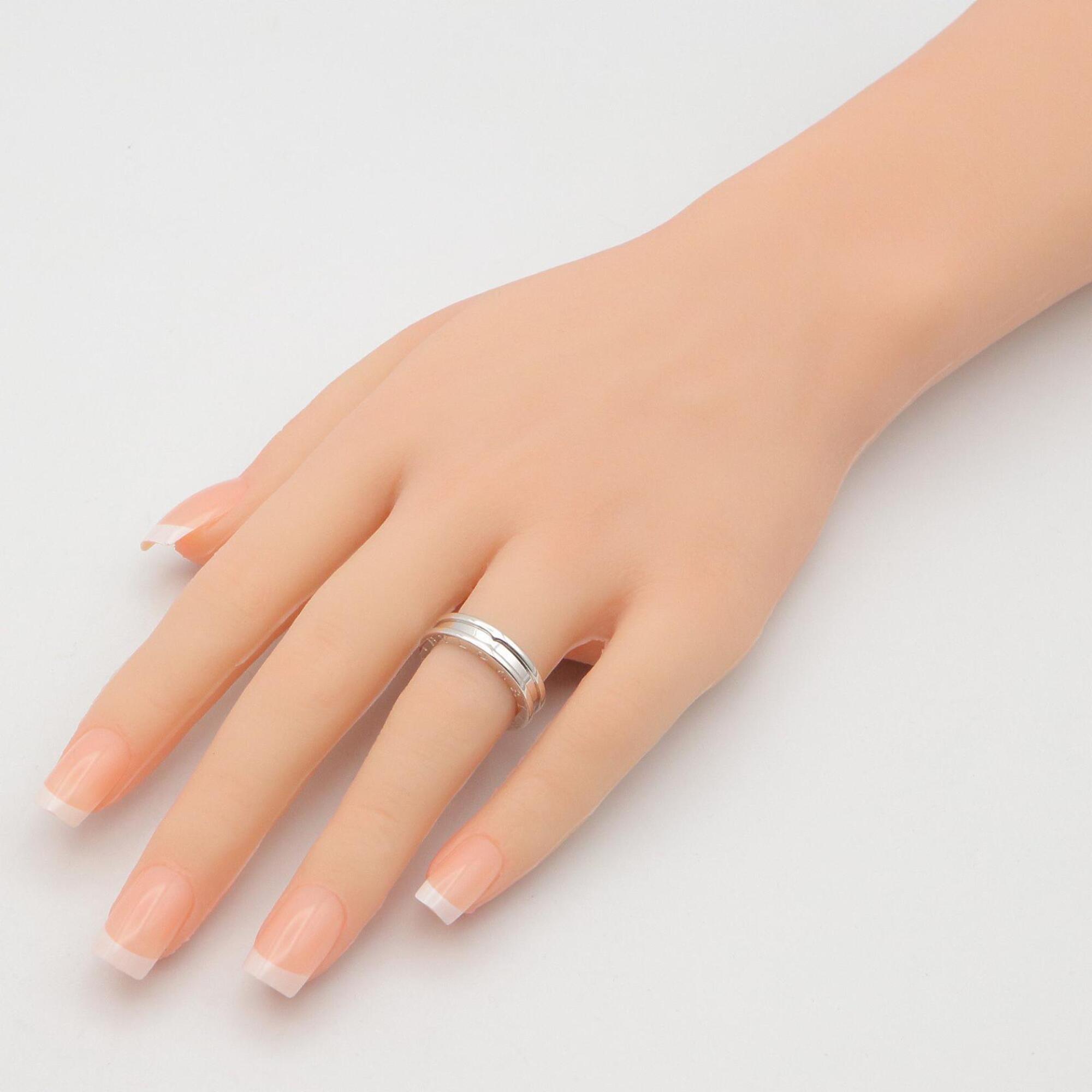 Bvlgari B.Zero1 Silver White Gold (18K) Band Ring (Pre-Owned)