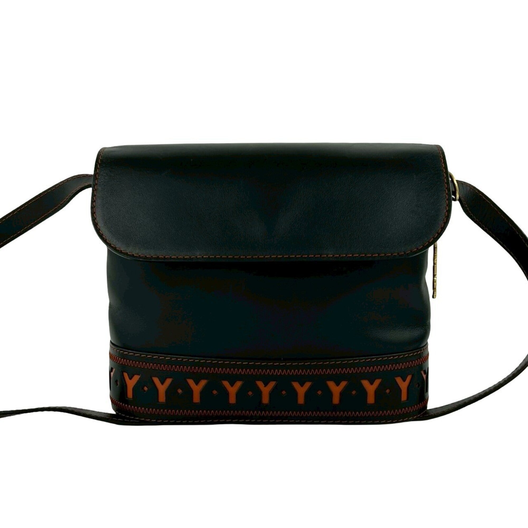 Yves Saint Laurent Black Leather Shoulder Bag (Pre-Owned)
