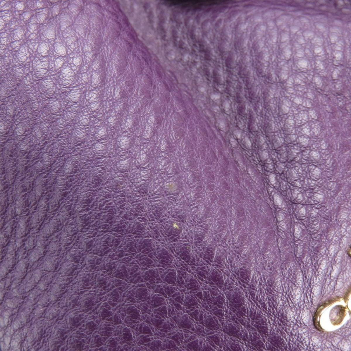 Coach Purple Leather Tote Bag (Pre-Owned)