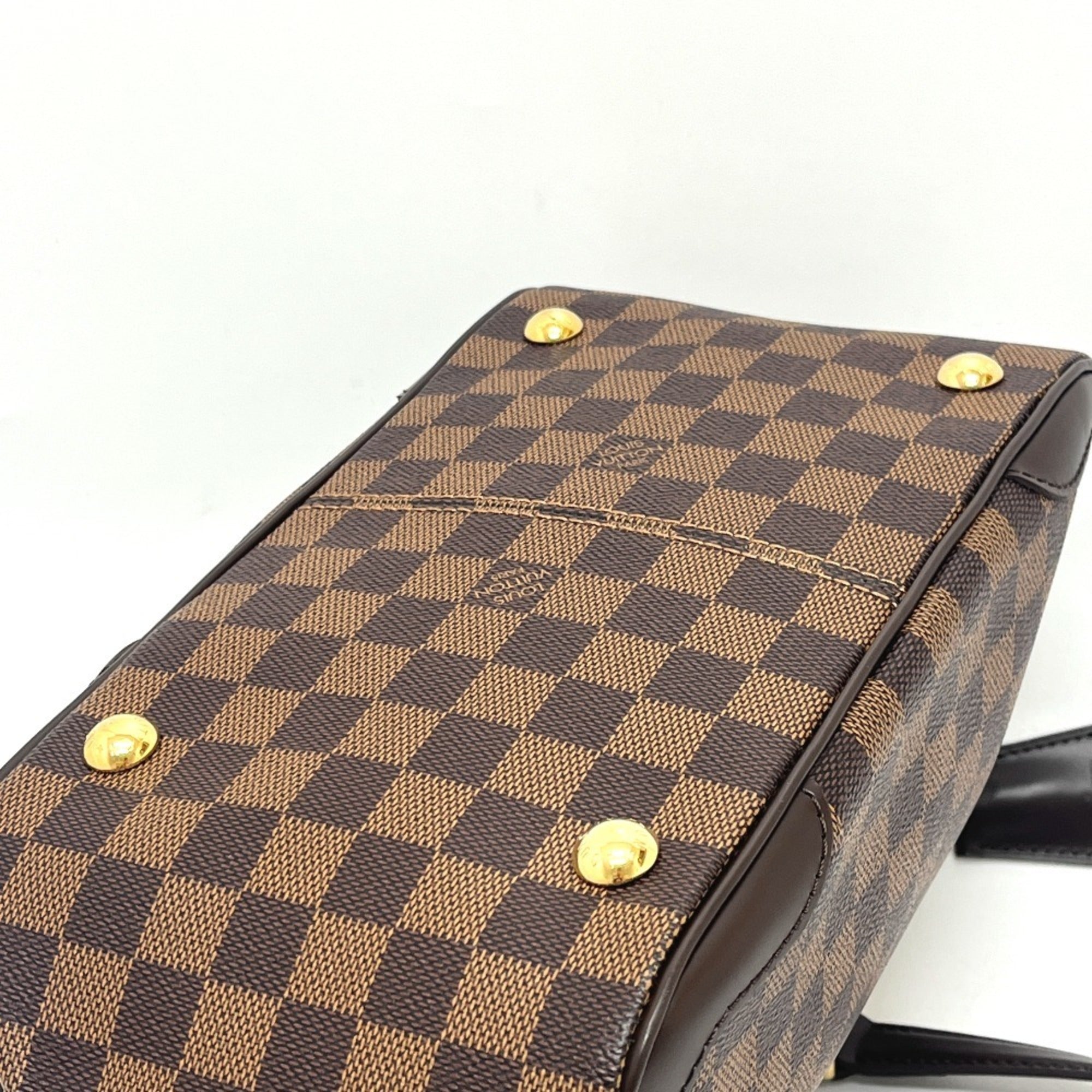 Louis Vuitton Brown Ebene Damier Canvas Shoulder Bag Tote Bag (Pre-Owned)