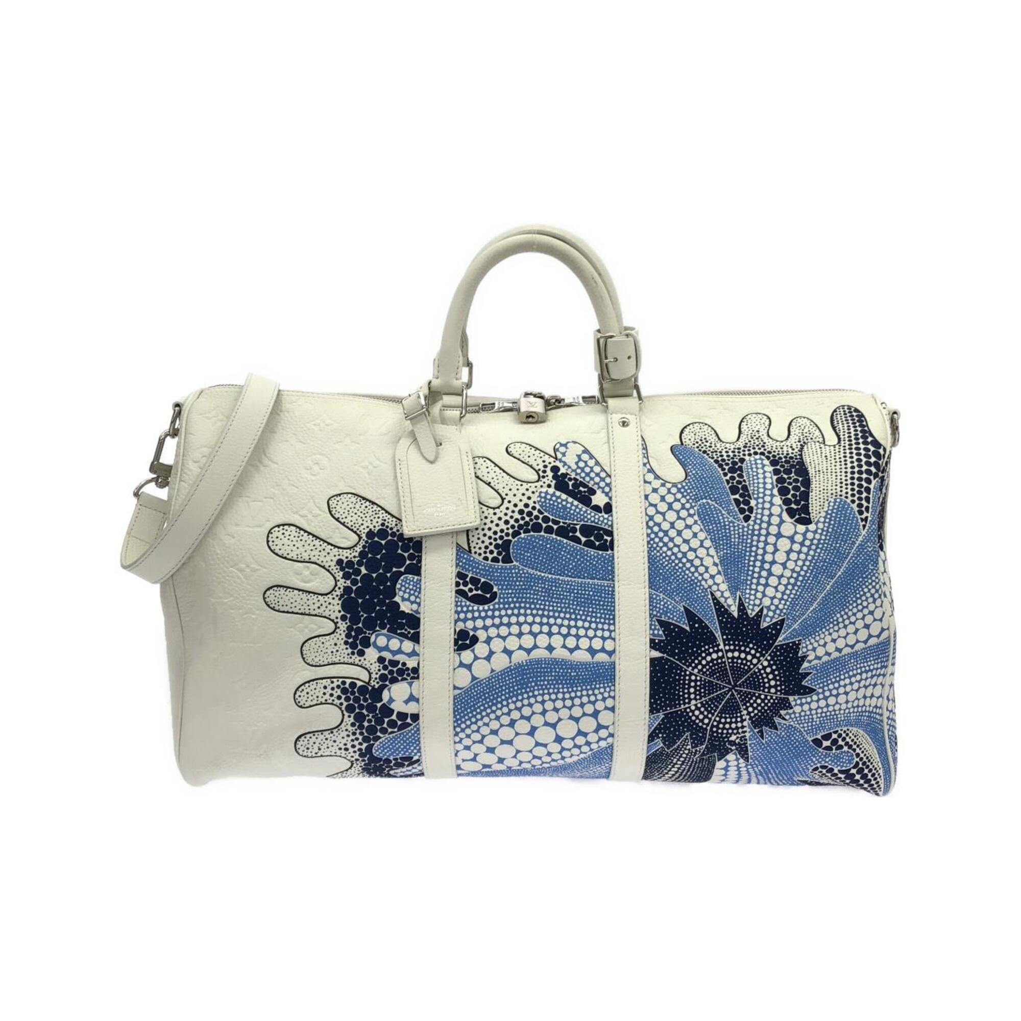 Louis Vuitton Taurillon Blanc Leather Boston Bag (Pre-Owned)
