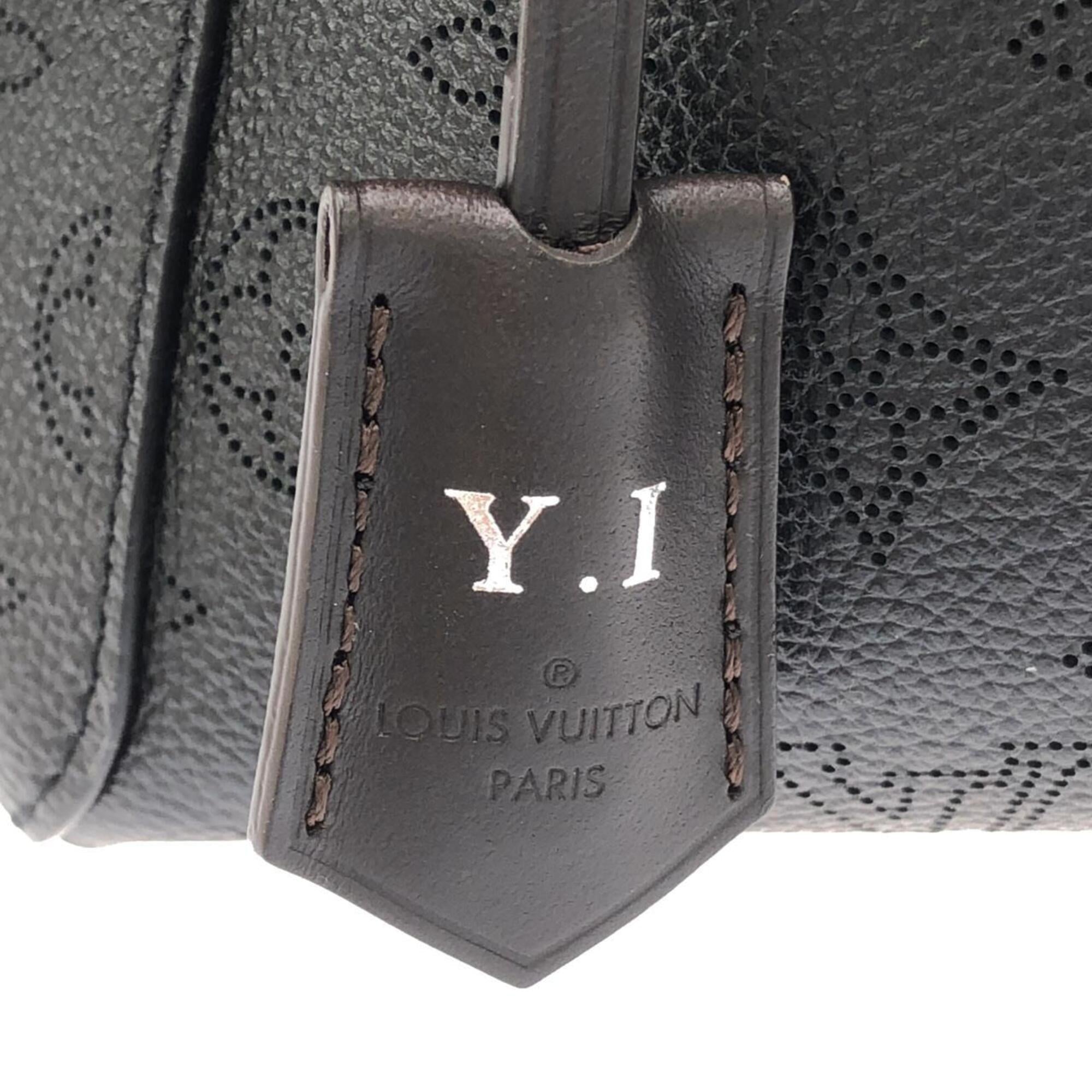 Louis Vuitton Black Leather Handbag (Pre-Owned)