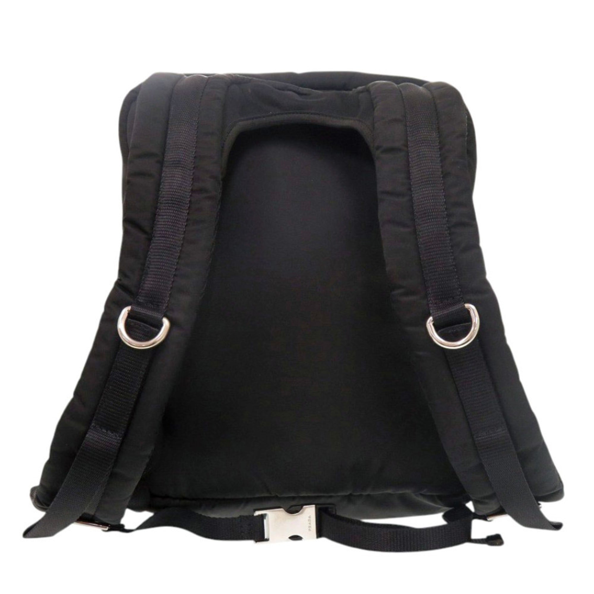 Prada Black Khaki Nylon Backpack (Pre-Owned)