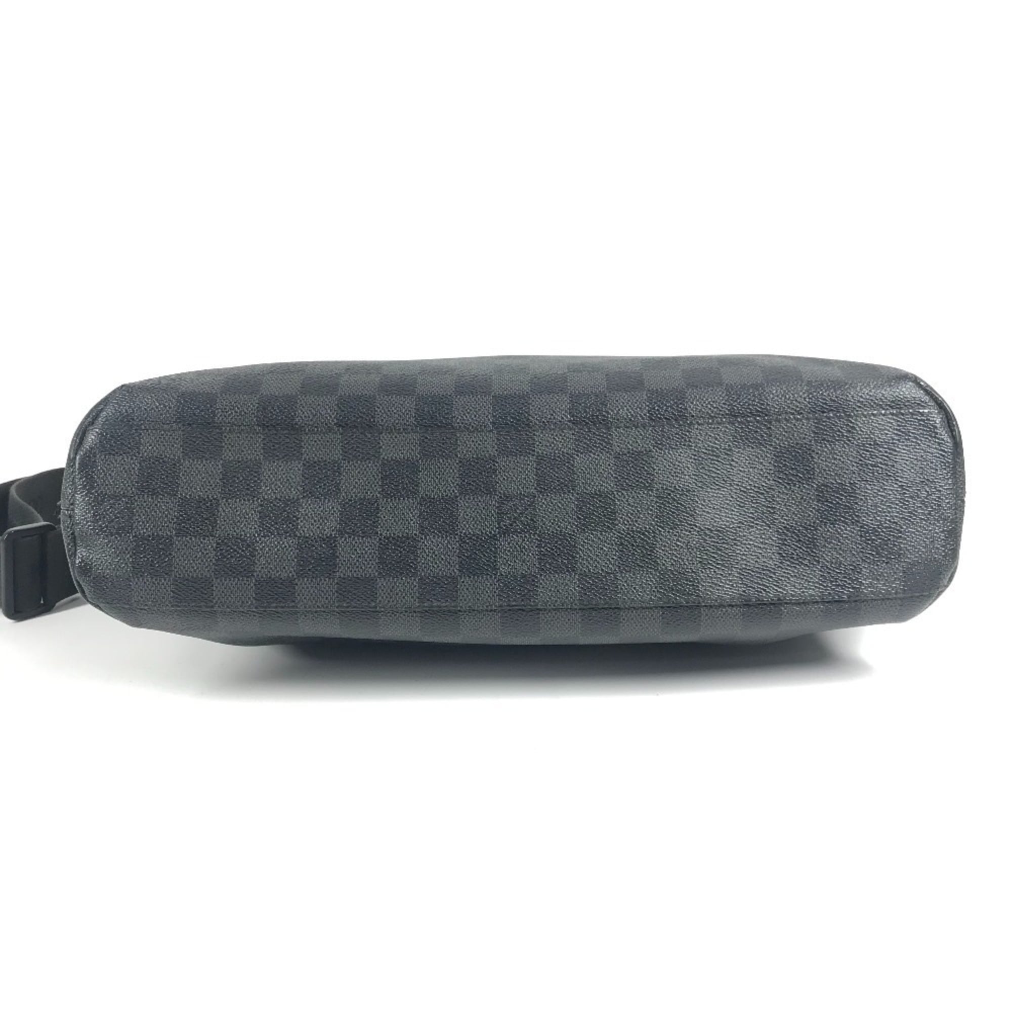 Louis Vuitton Black Galle Damier Graphite Shoulder Bag (Pre-Owned)