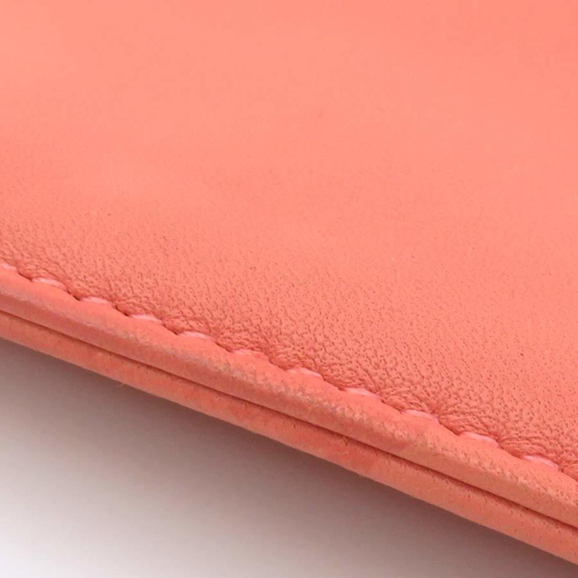Loewe Salmon Pink Leather Handbag Tote Bag (Pre-Owned)