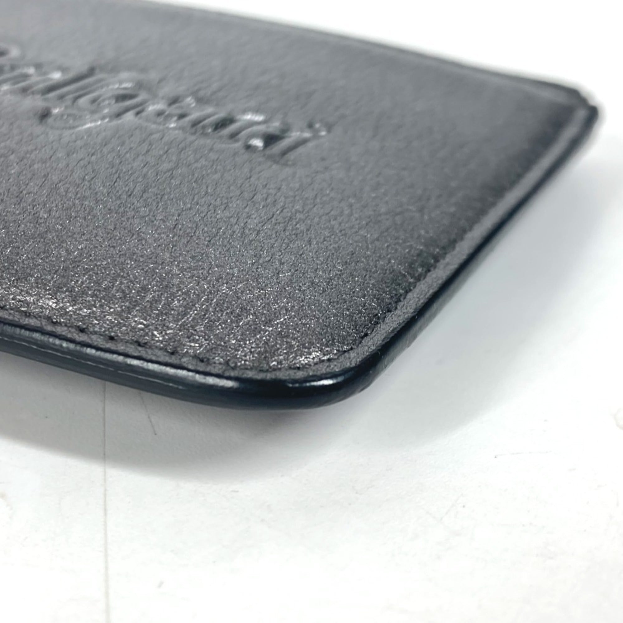 Bvlgari Black Leather Coin Purse/Coin Case (Pre-Owned)
