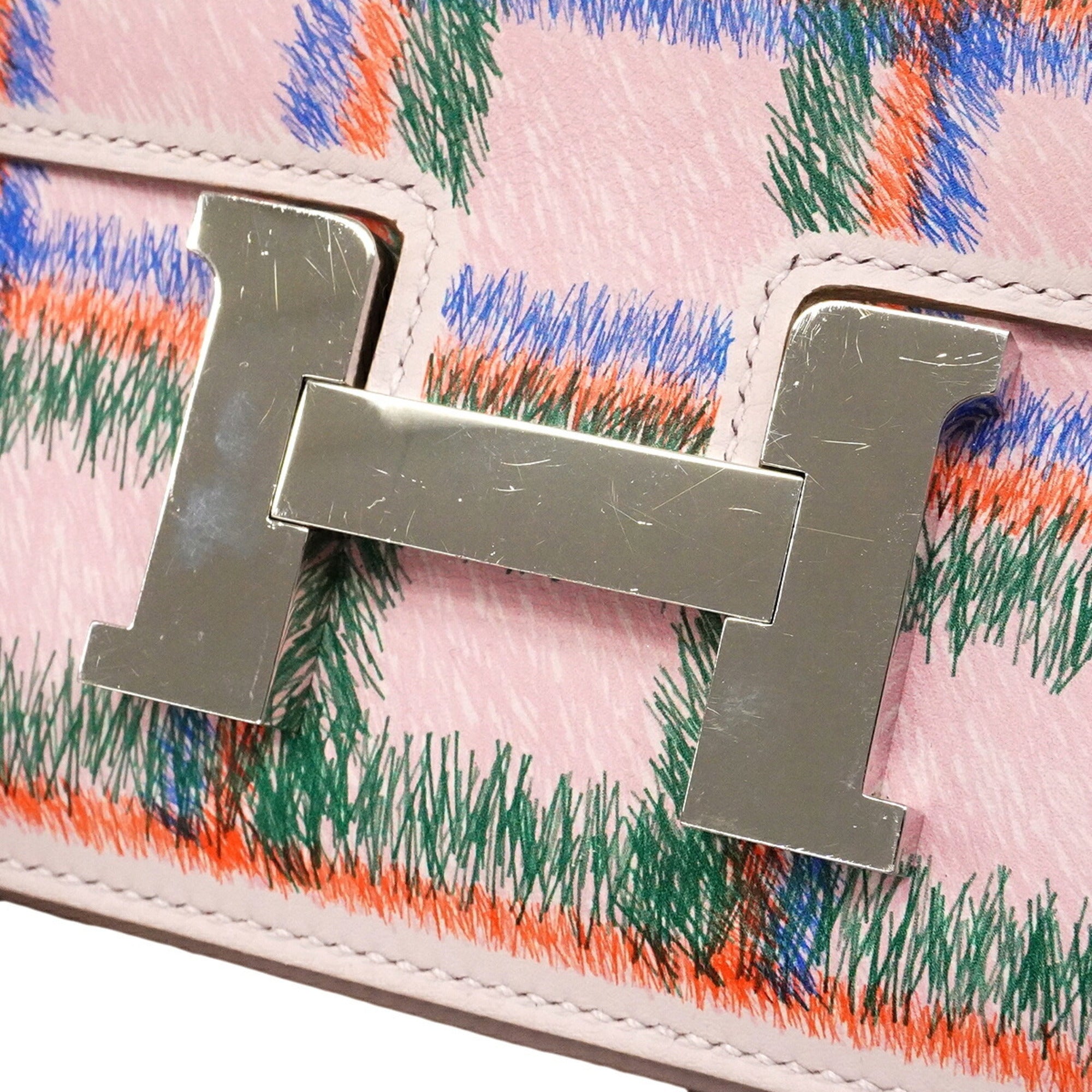 Hermes Pink Swift Leather Shoulder Bag (Pre-Owned)