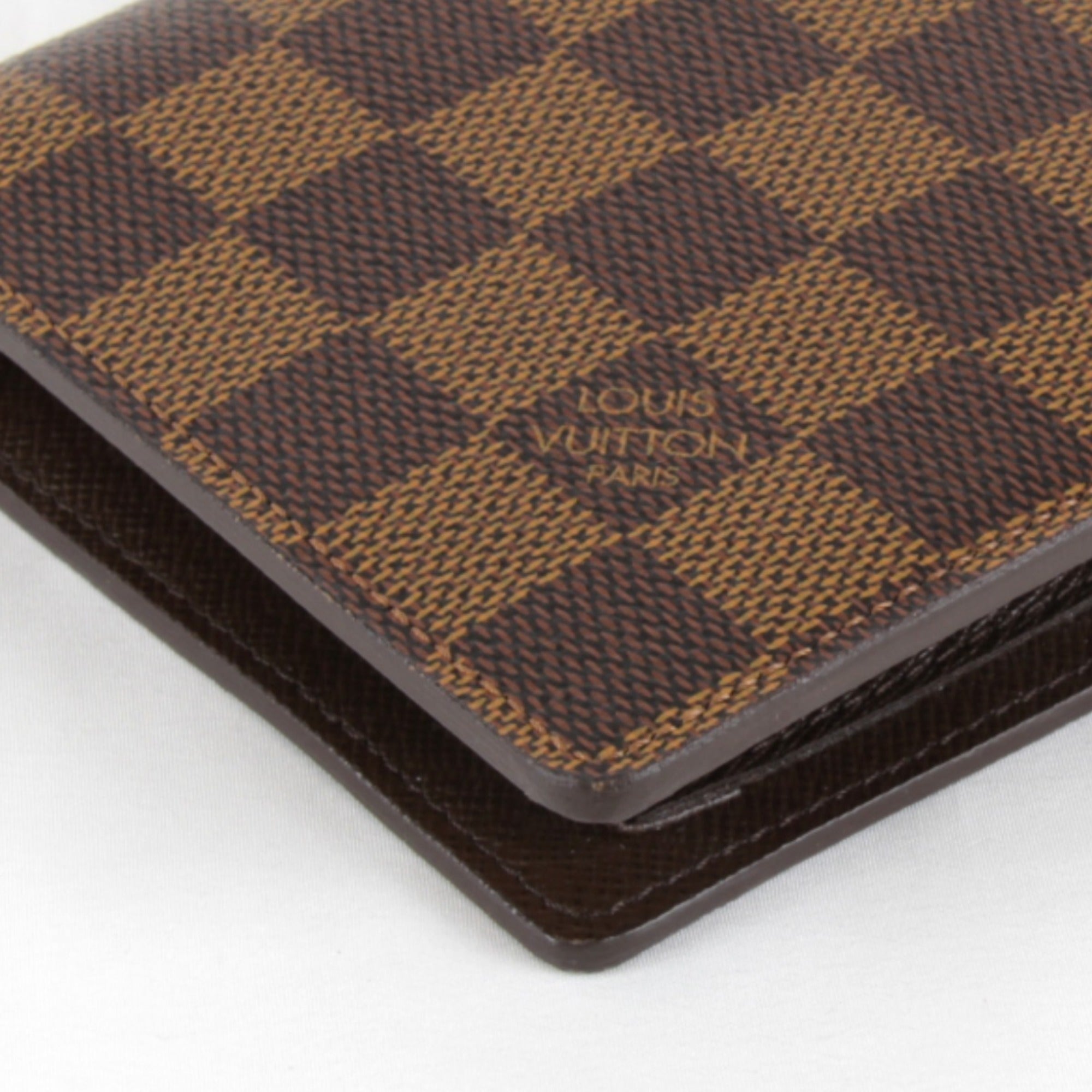 Louis Vuitton Damier Brown Damier Canvas Wallet (Bi-Fold) (Pre-Owned)