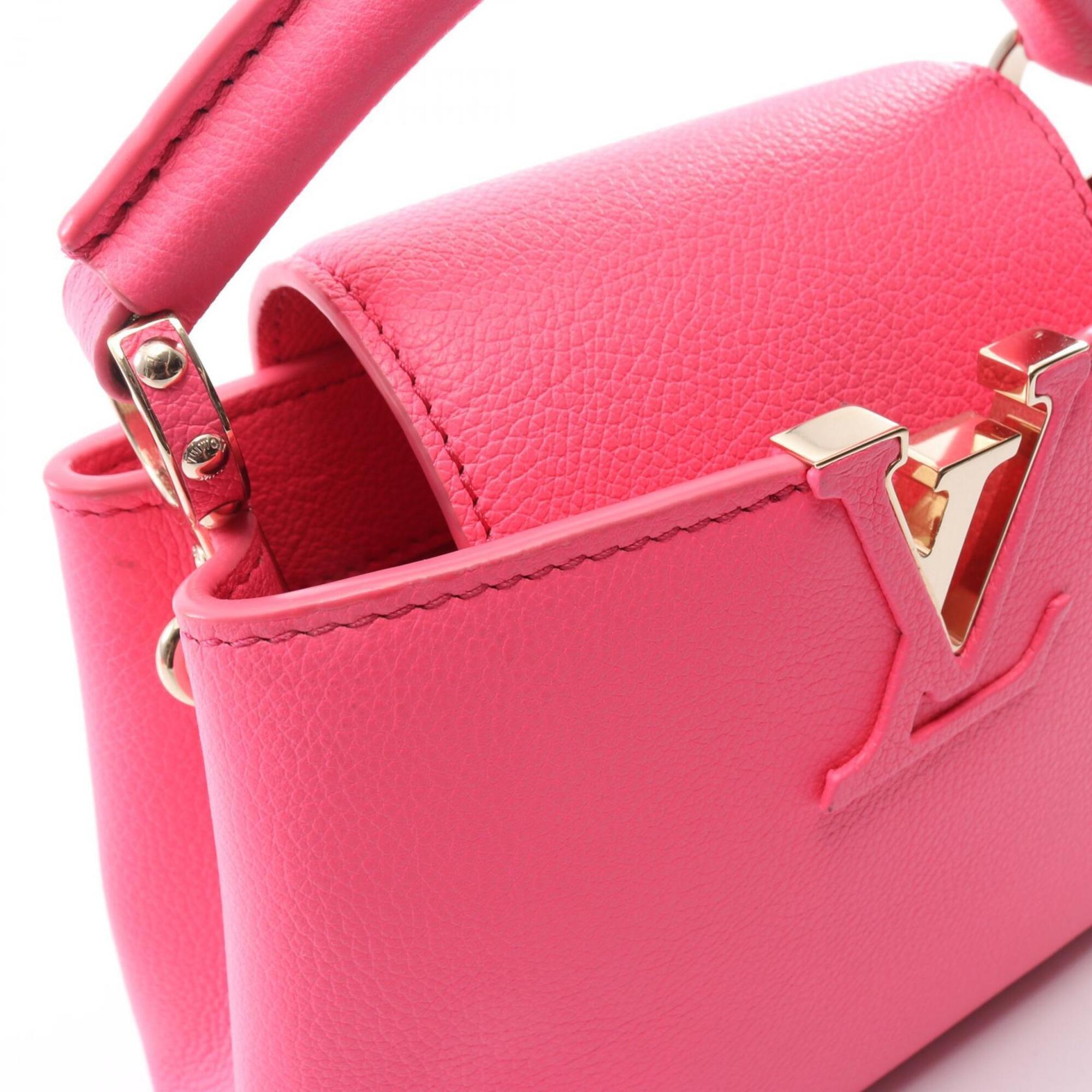 Louis Vuitton Pink Leather Handbag (Pre-Owned)