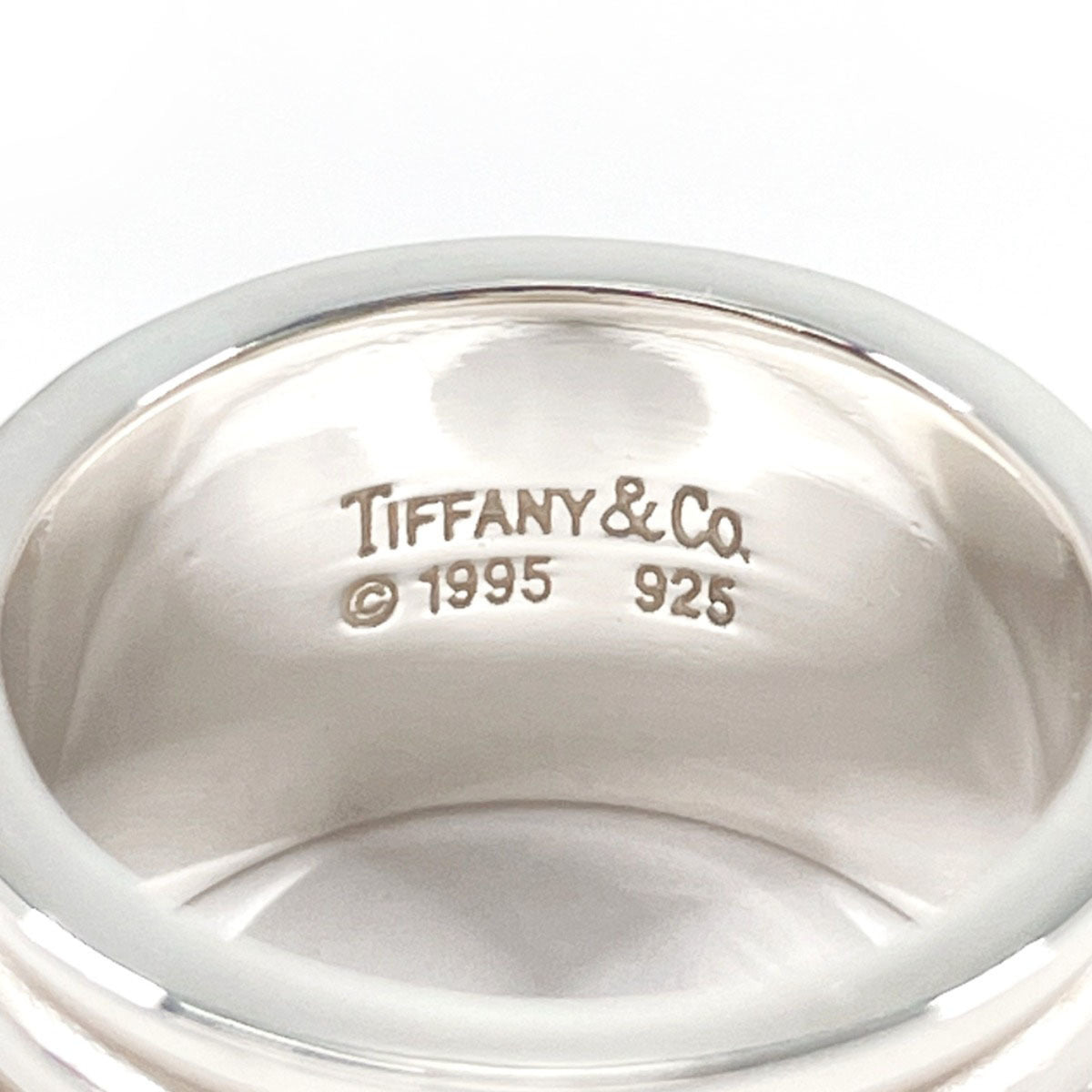 Tiffany Silver Silver 925 Band Ring (Pre-Owned)