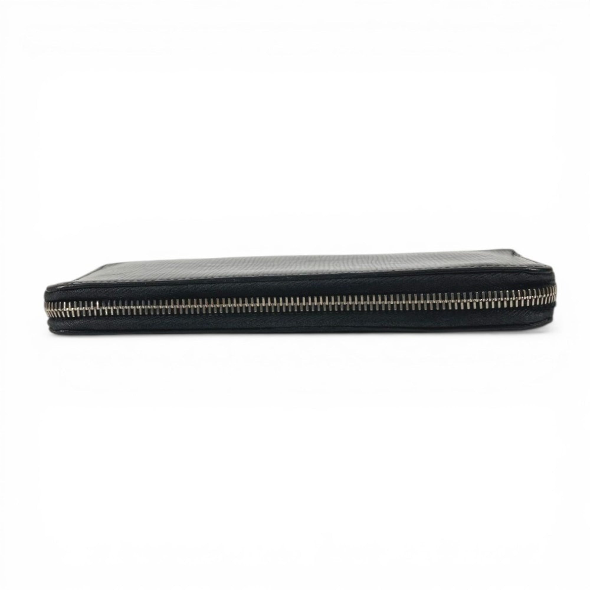Louis Vuitton Epi Black Noir Epi Leather Long Wallet (Bi-Fold) (Pre-Owned)
