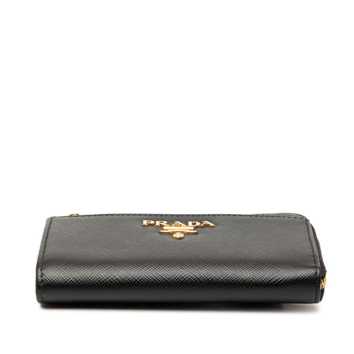 Prada Black Leather Coin Purse/Coin Case (Pre-Owned)