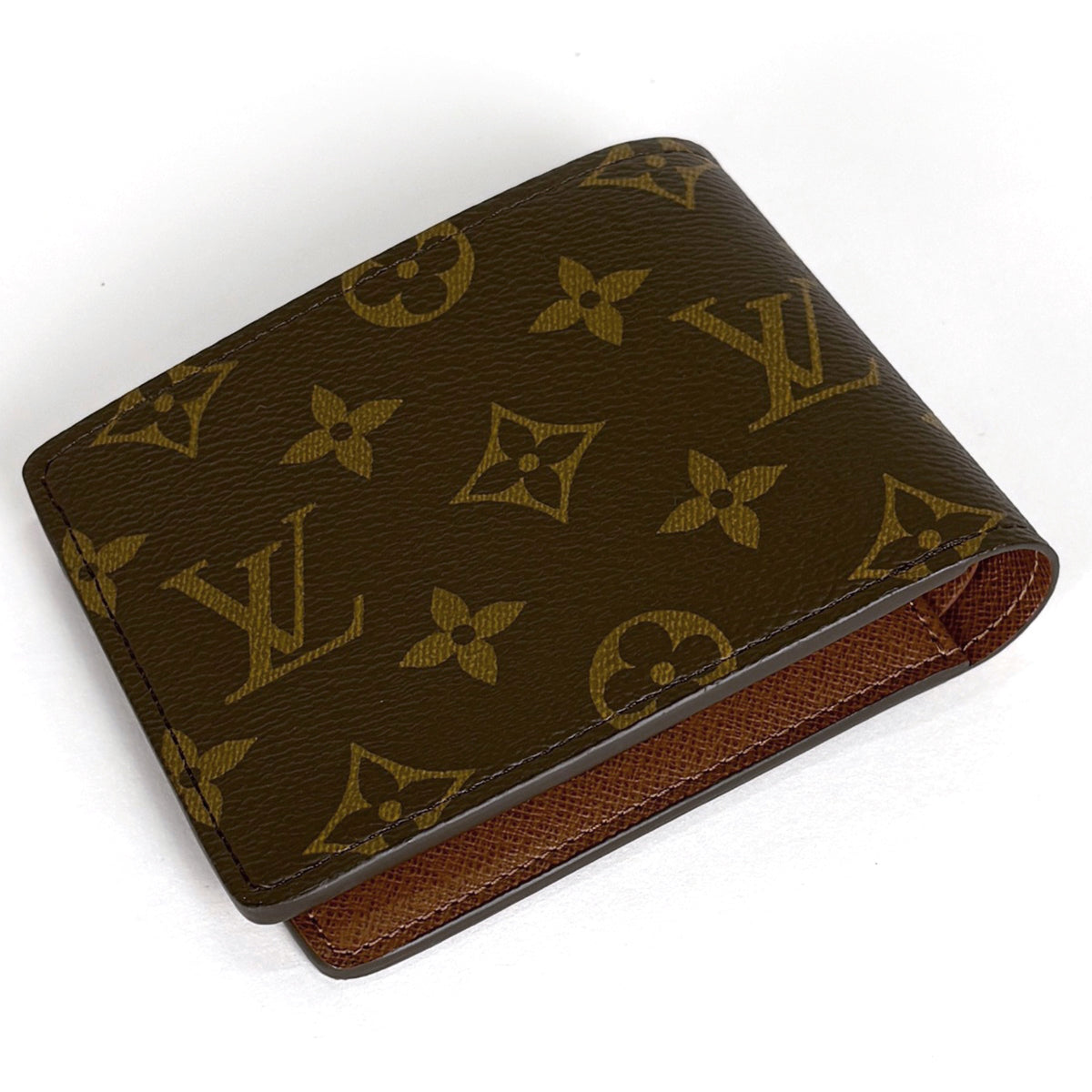 Louis Vuitton Brown Monogram Monogram Wallet (Bi-Fold) (Pre-Owned)