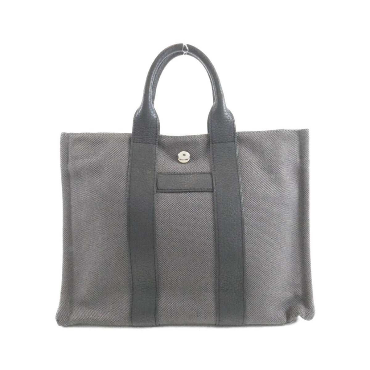 Hermes Black Canvas Handbag (Pre-Owned)