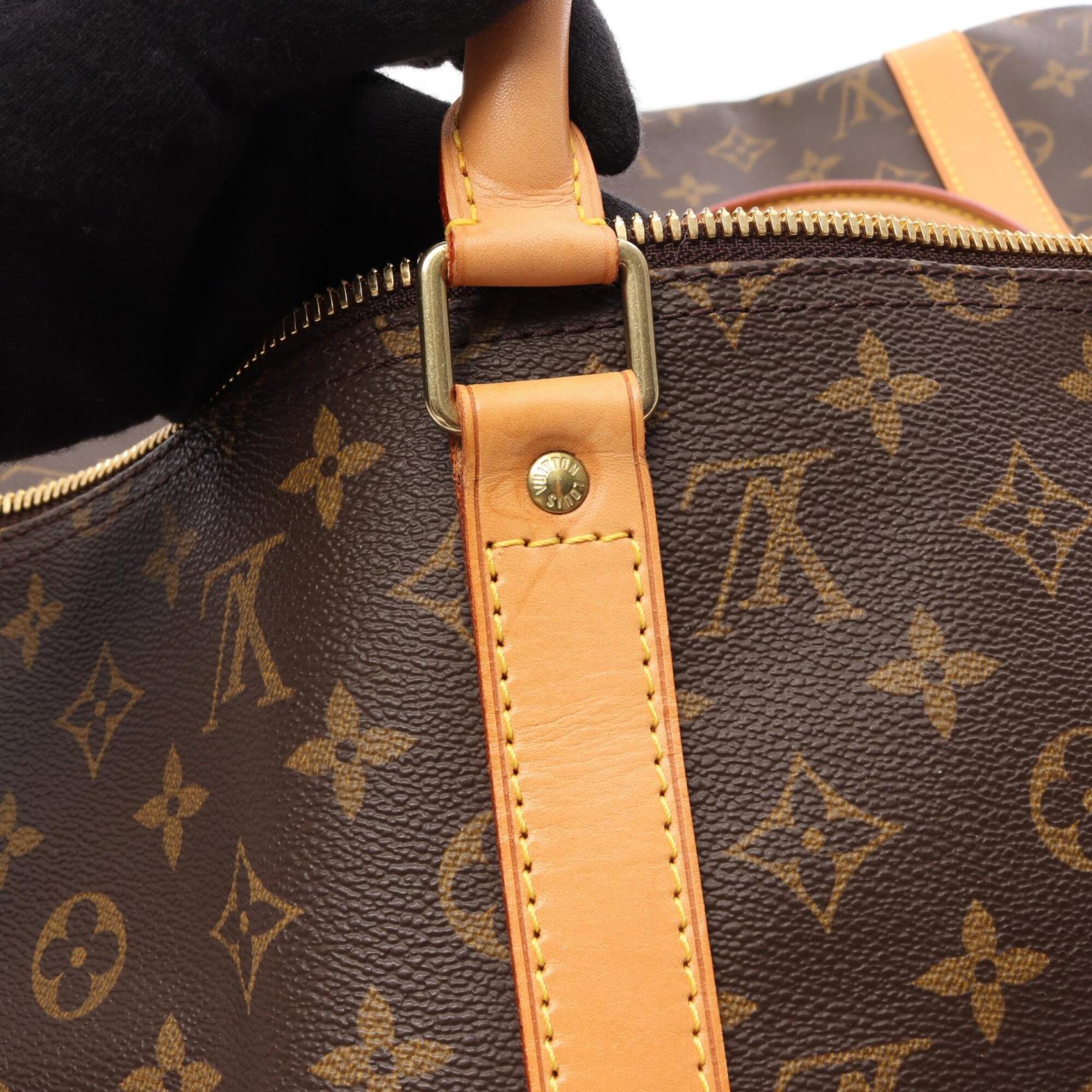Louis Vuitton Brown Monogram Monogram Boston Bag Handbag (Pre-Owned)