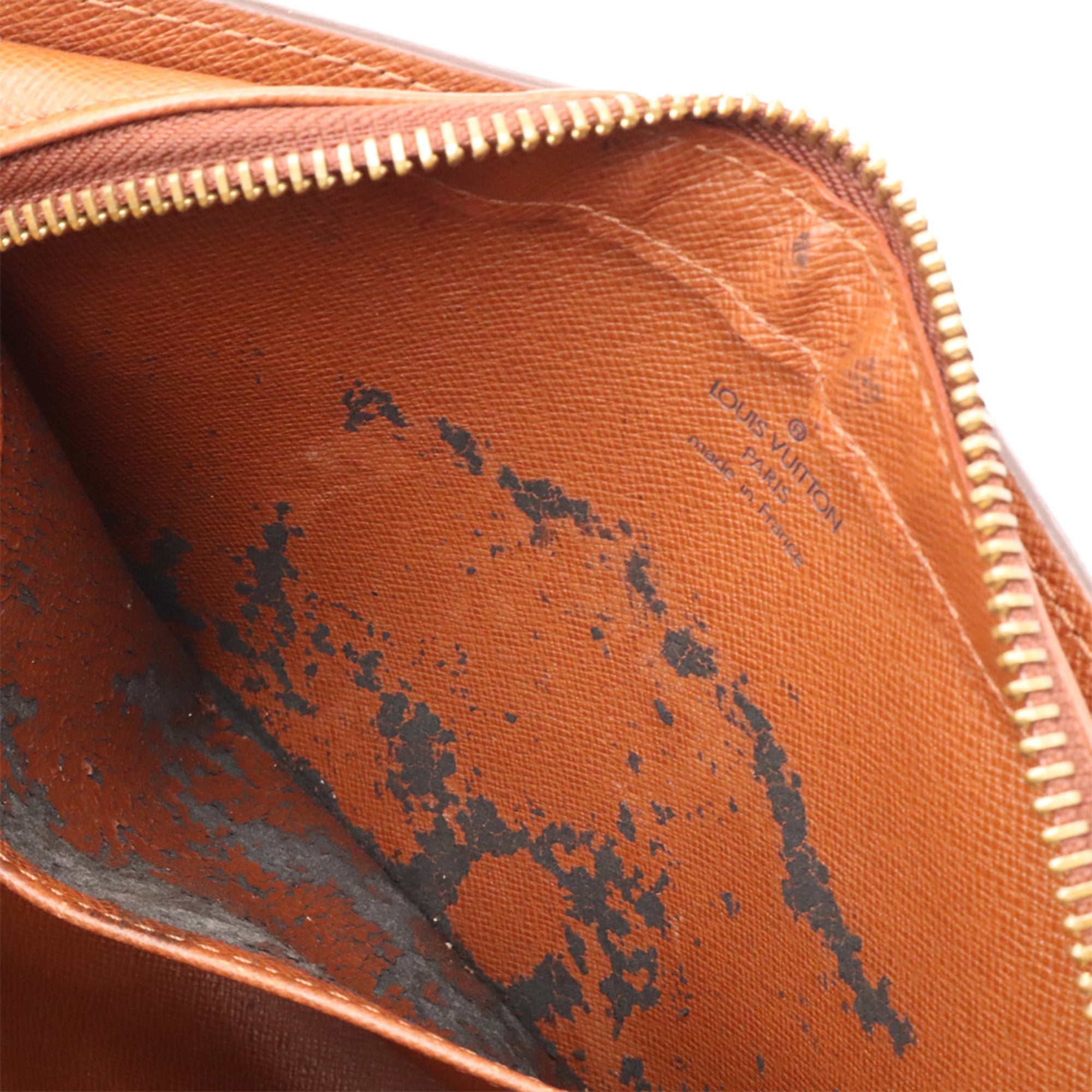 Louis Vuitton Brown Monogram Canvas Pvc Coated Canvas Clutch Bag Handbag (Pre-Owned)